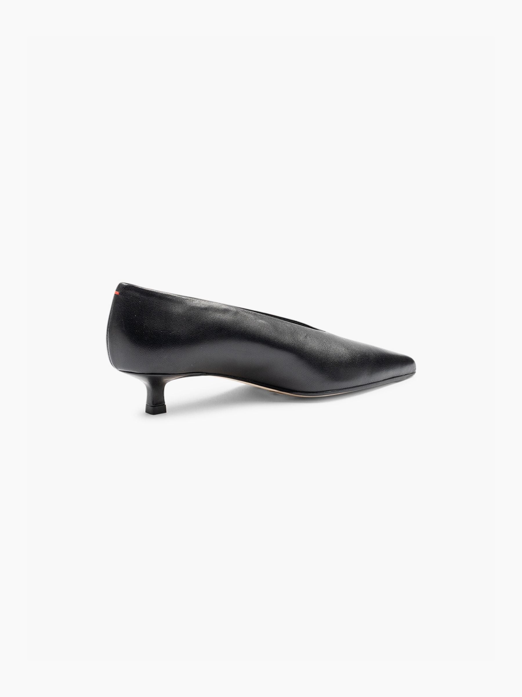 Aeyde Clara Nappa Leather Kitten Heel Shoes Black