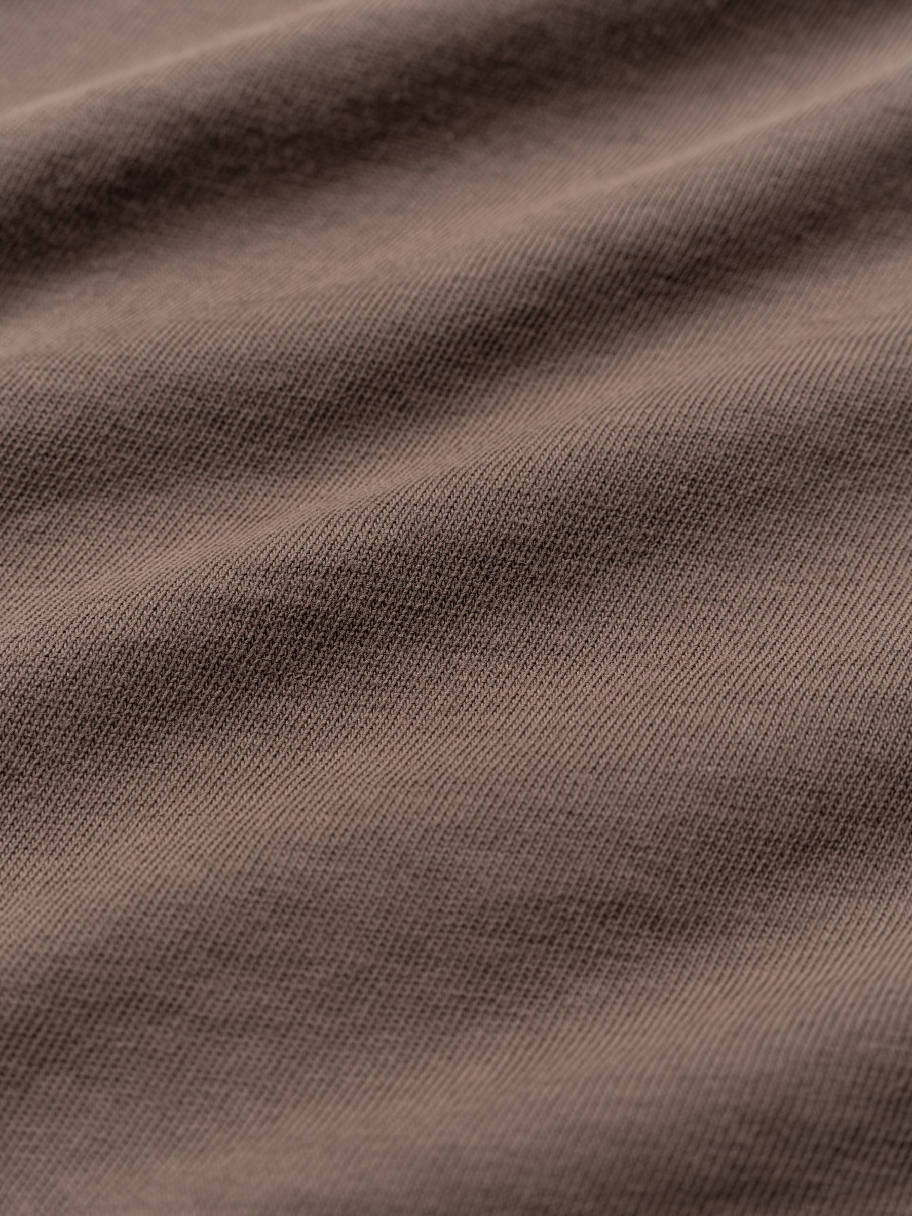 Agolde Adine Longline Sleeve Tee Mauvine