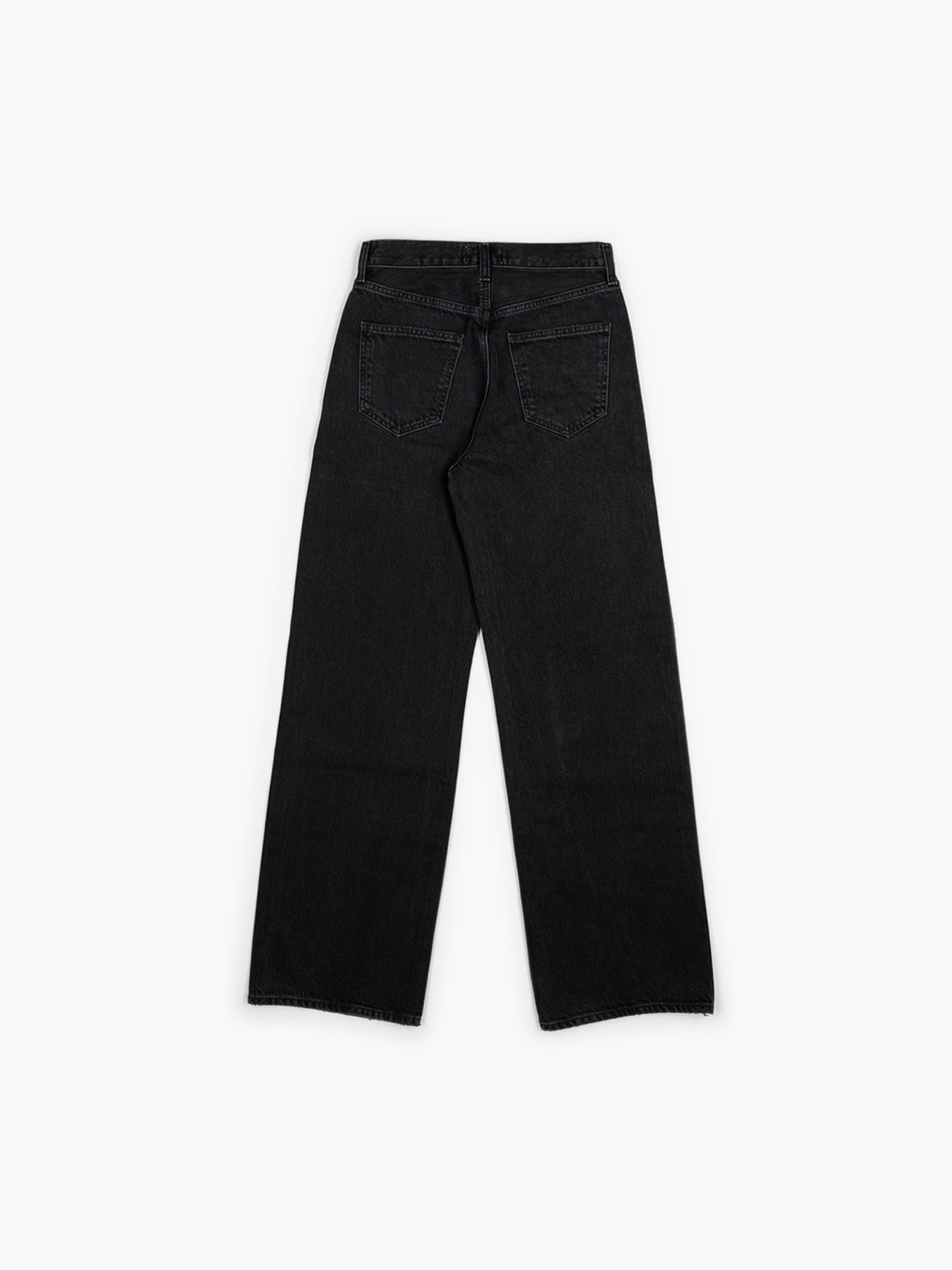 Agolde Low Curve Jeans Pants Black Tar