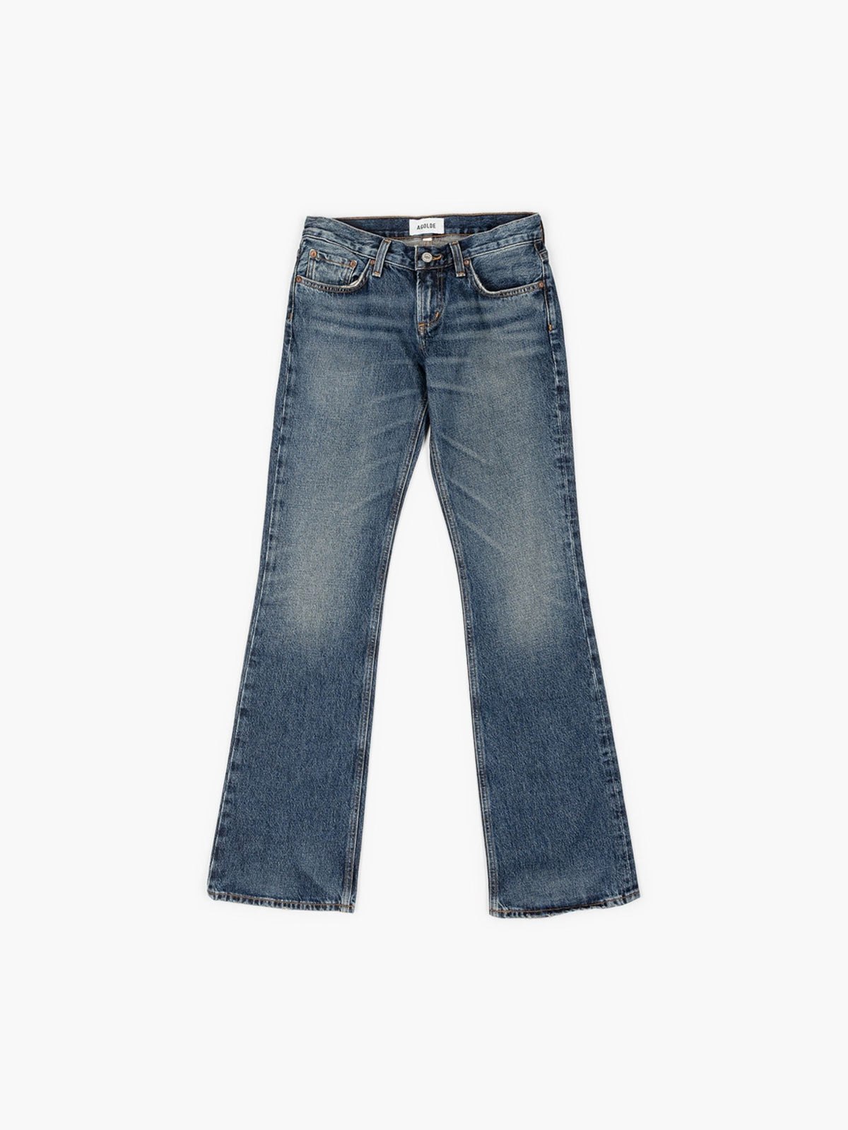 Agolde Low Rise Boot Jeans Combination