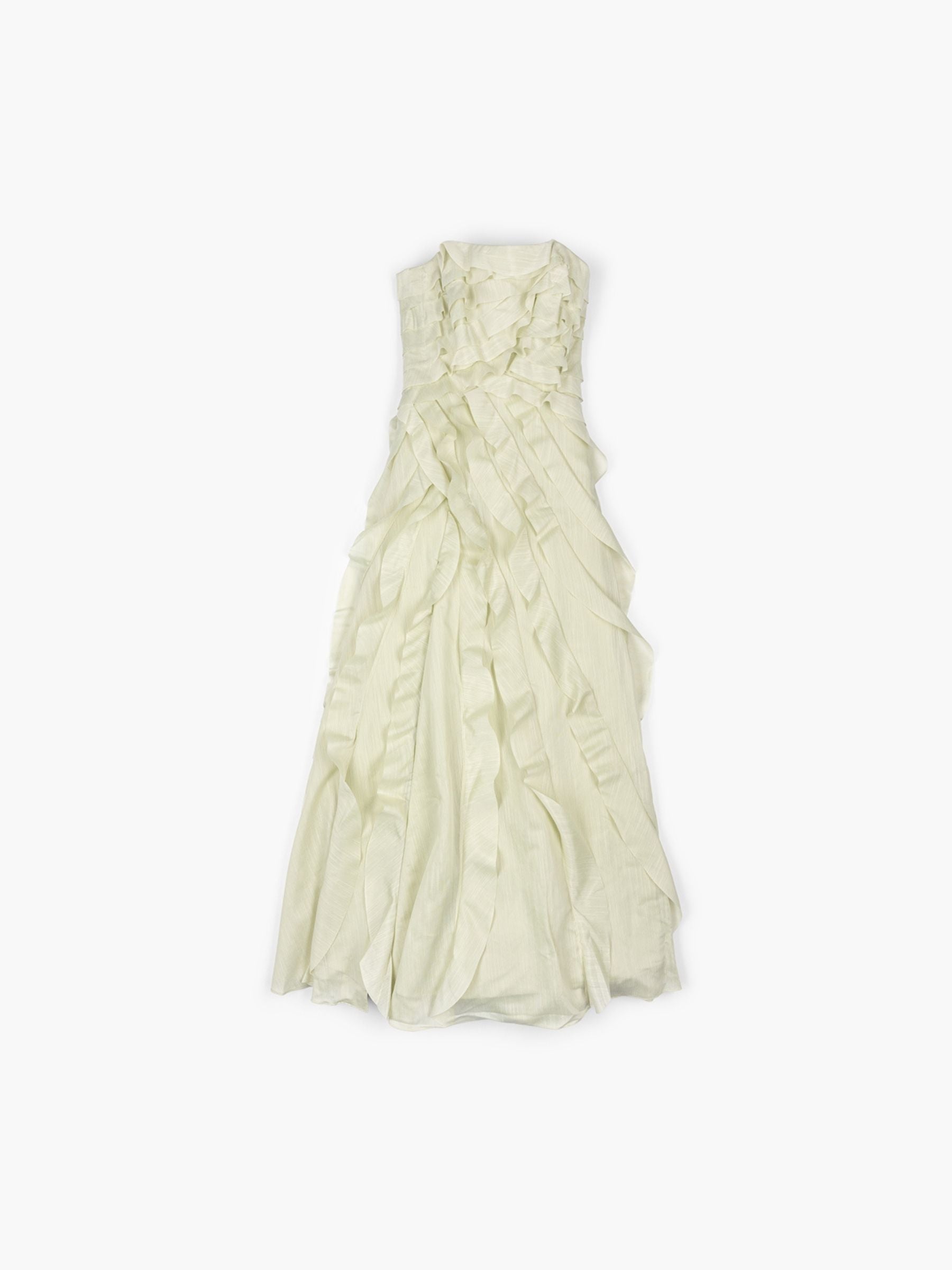 Aje Allairie Gown Dress Sea Green