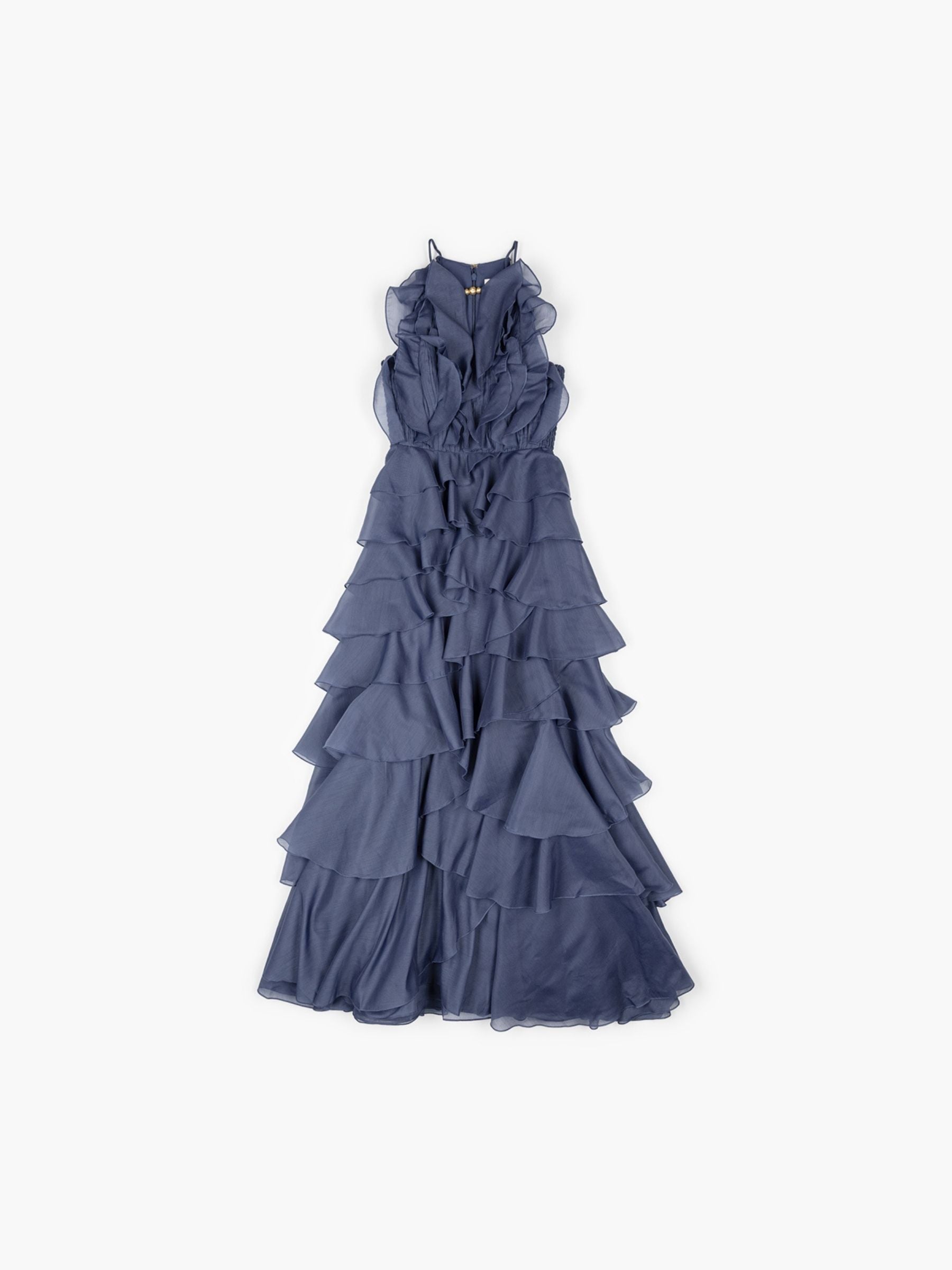 Aje Cleo Gown Dress Slate