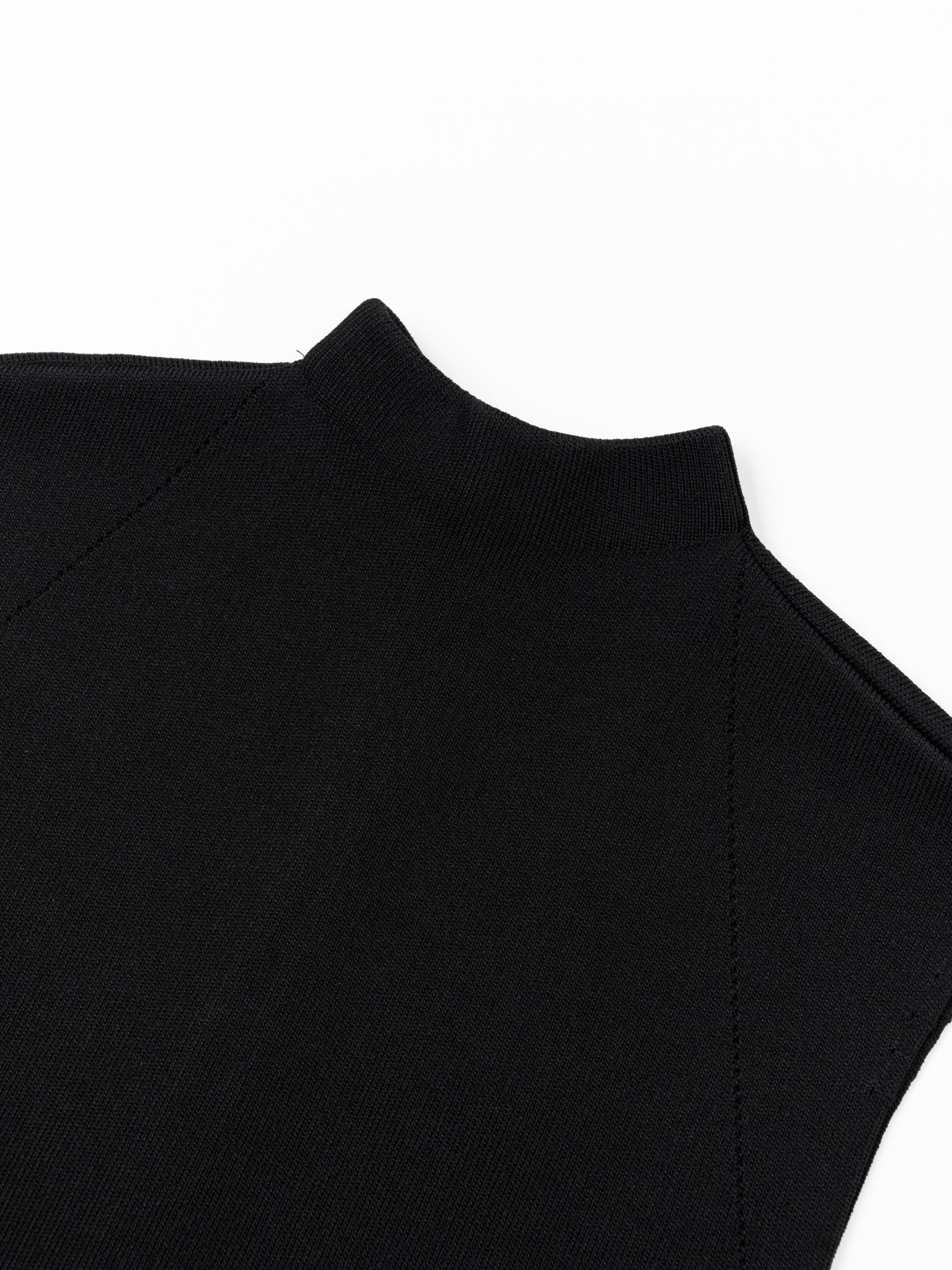 Aje Venetia Knit Midi Dress Black
