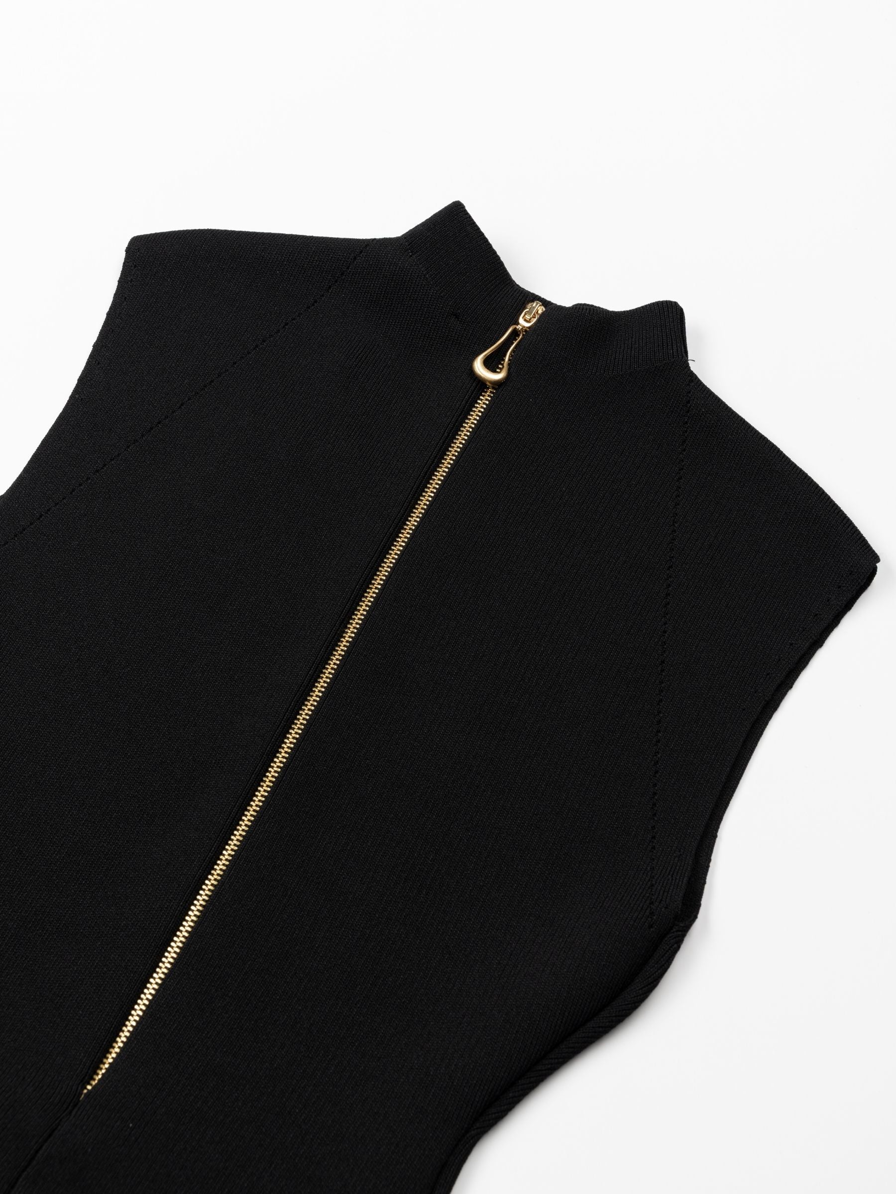 Aje Venetia Knit Midi Dress Black