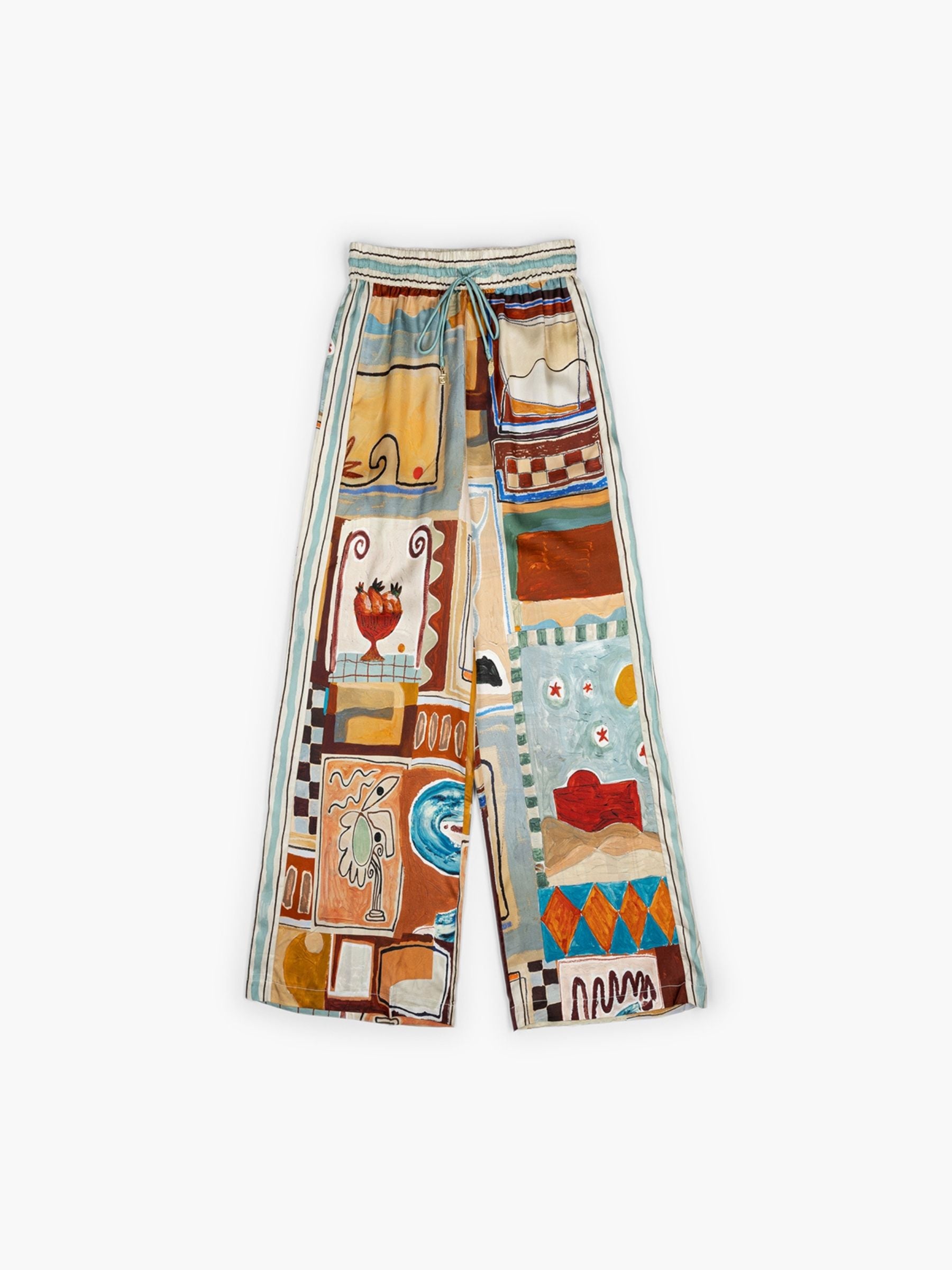 Alemais x LRNCE Michelle Silk Pants Multi