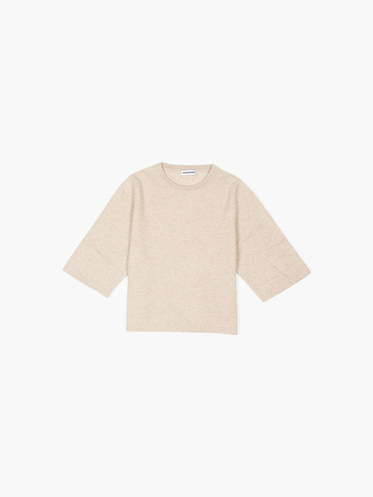 Cashcash Essential Cashmere Tee Jasmine