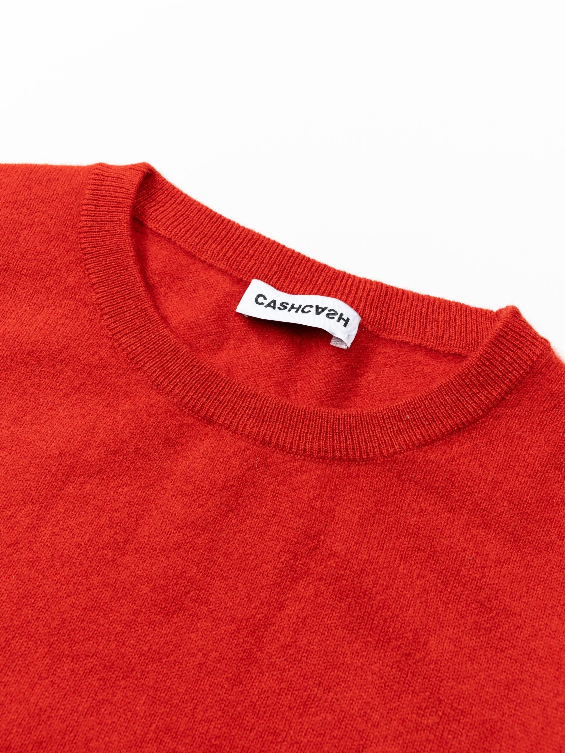 Cashcash Essential Cashmere Tee Scarlet