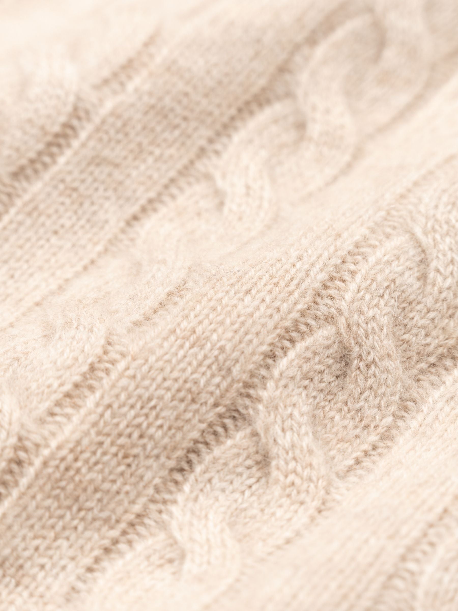 Cashcash Princeton Cashmere Cable Pullover Jasmine