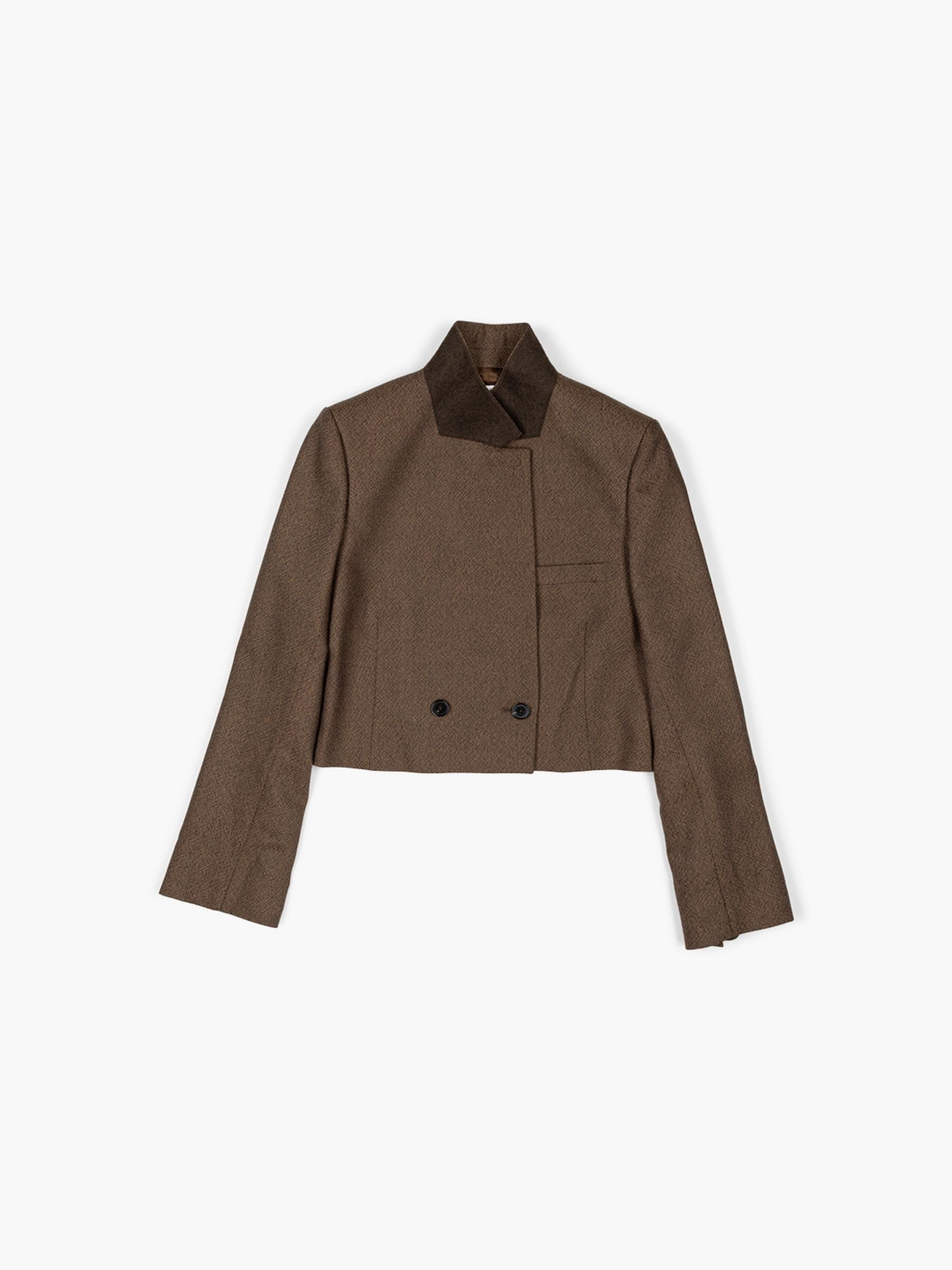 Christian Wijnants Javas Jacket Rust Tweed