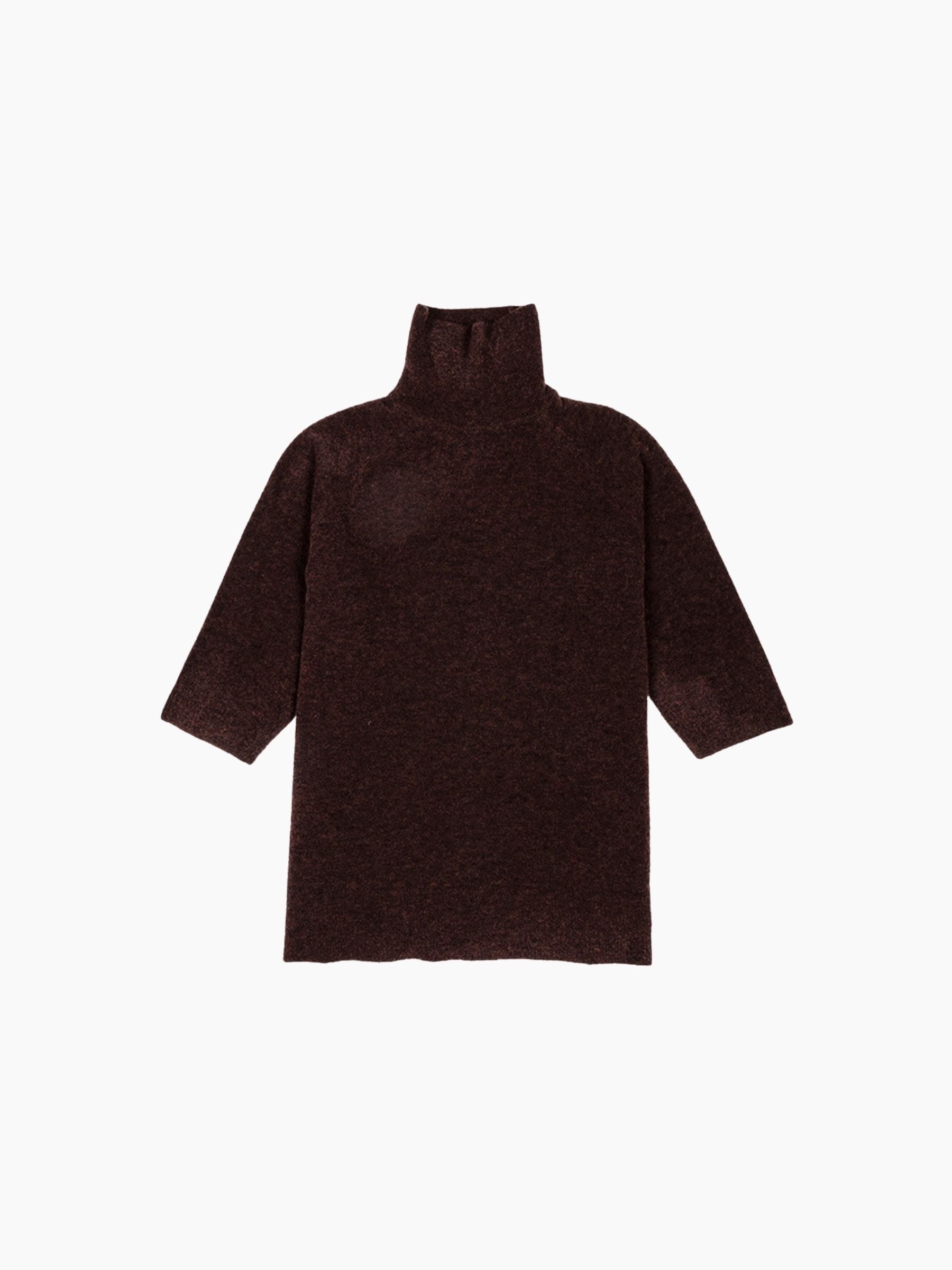 Christian Wijnants Kaluhu Short Sleeve Turtleneck Deep Plum
