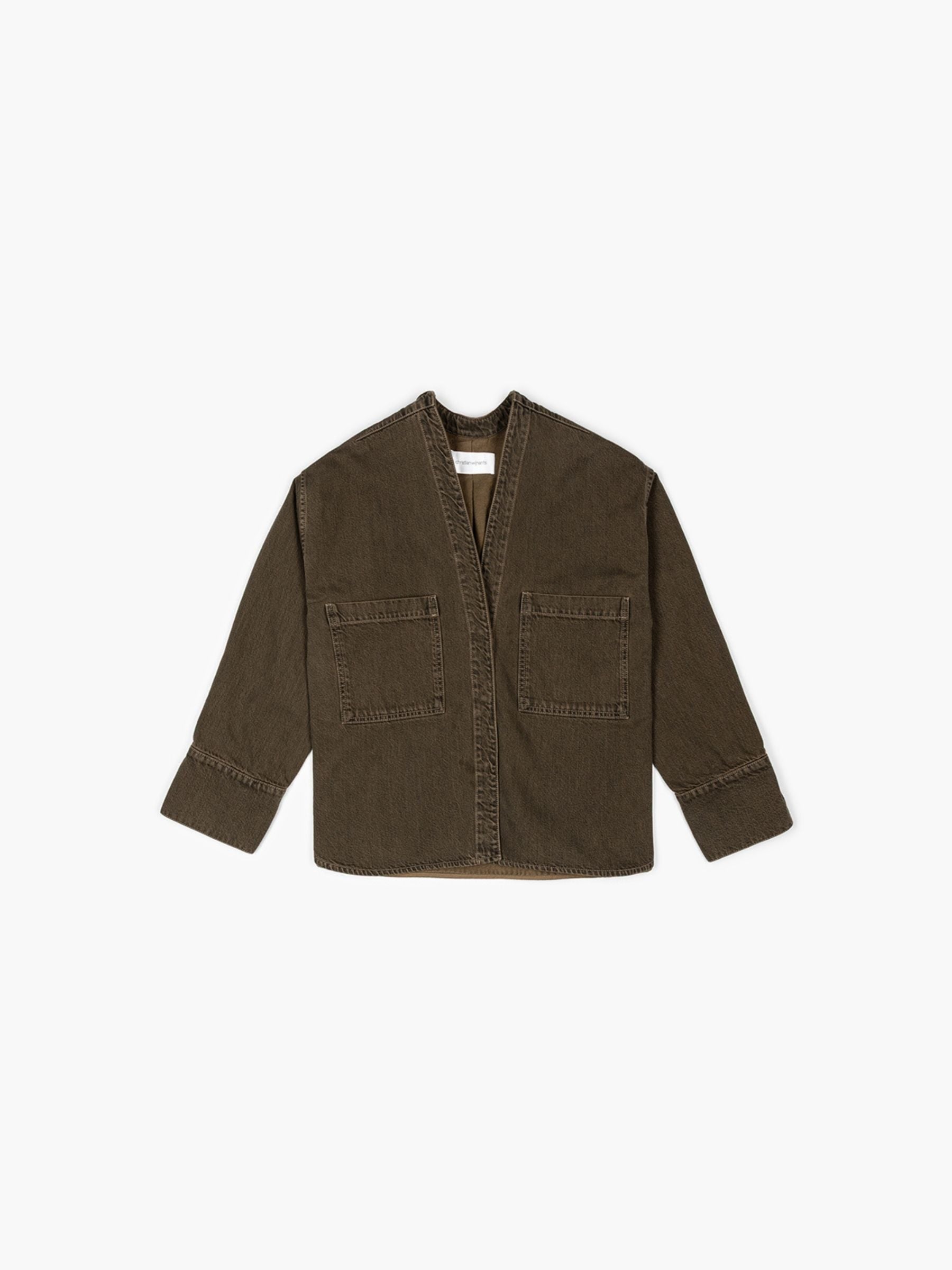 Christian Wijnants Taroski Shirt Olive Denim