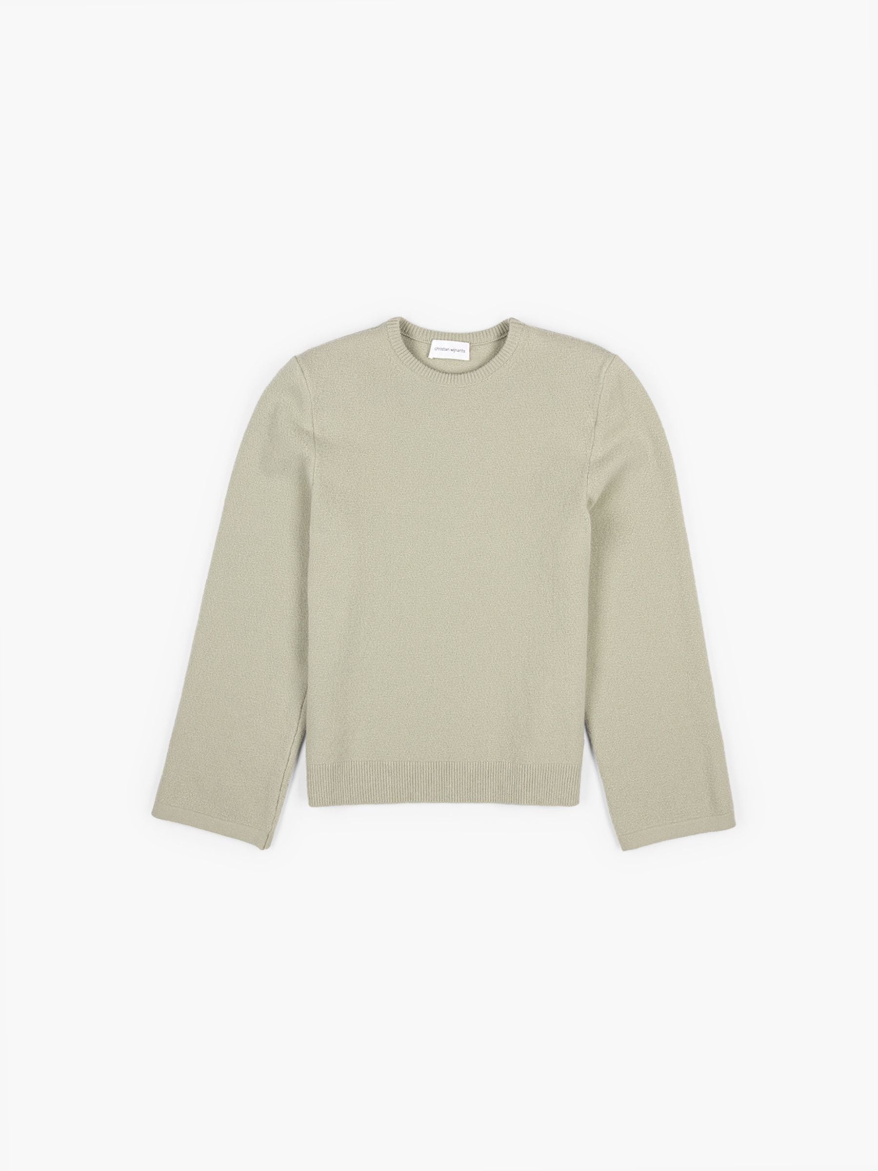 Christian Wijnants Klami Shoulder Pads Pullover Soft Green