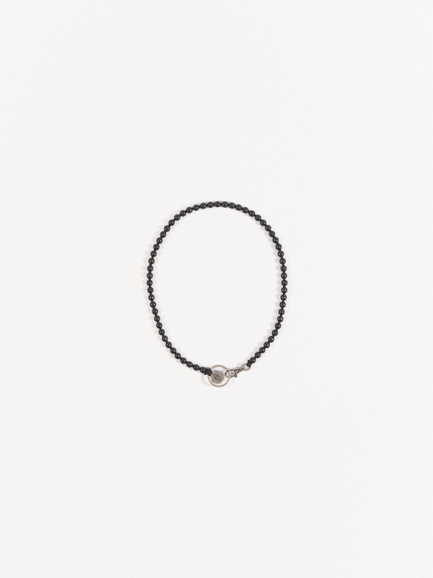Roomers x Ina Seifart Pearls Long Keychain Black/Black