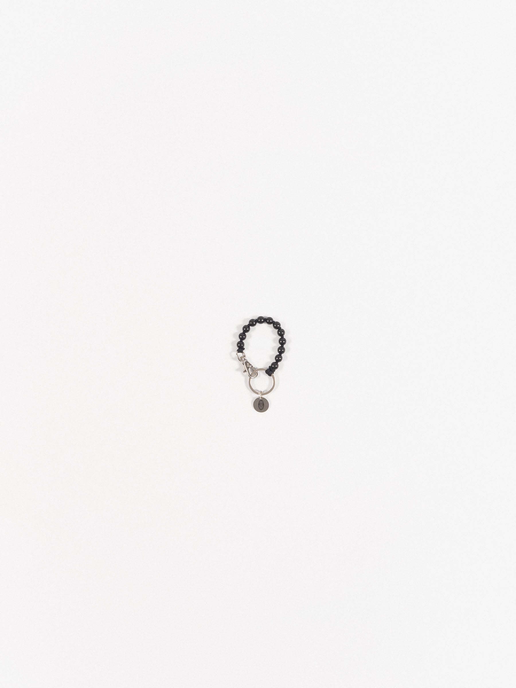 Roomers x Ina Seifart Pearls Short Keychain Black/Black