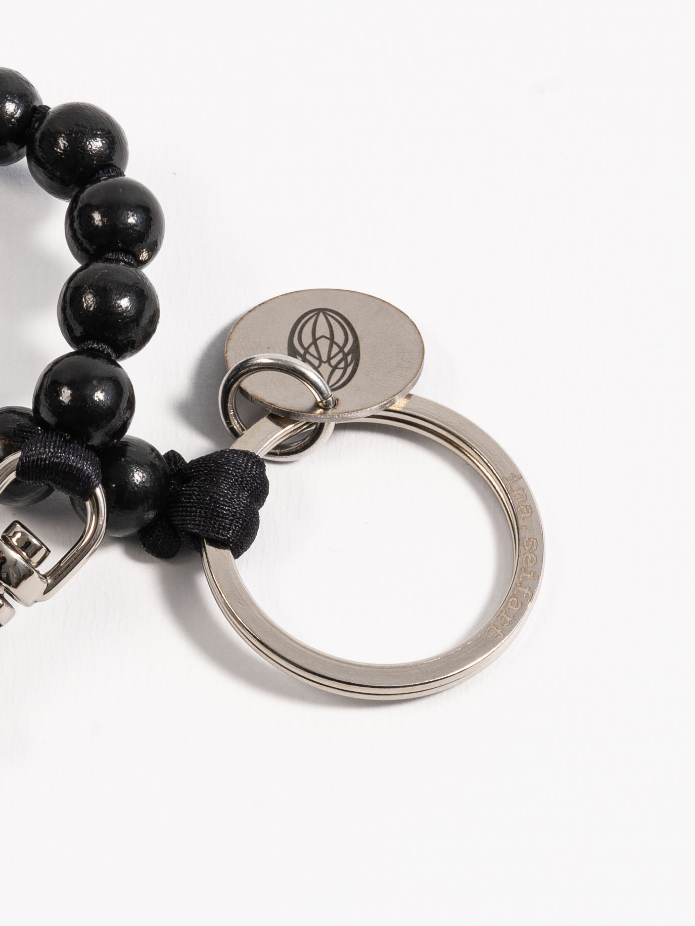 Roomers x Ina Seifart Pearls Short Keychain Black/Black