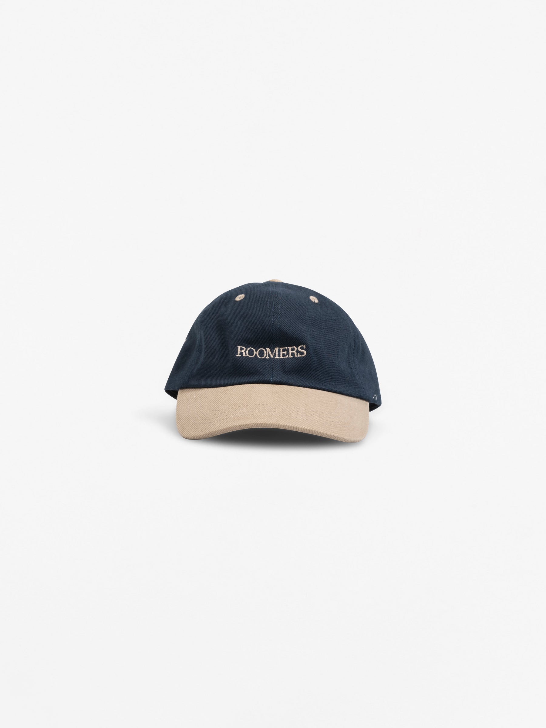 Roomers Old Money Dad Cap Navy Blue/Taupe