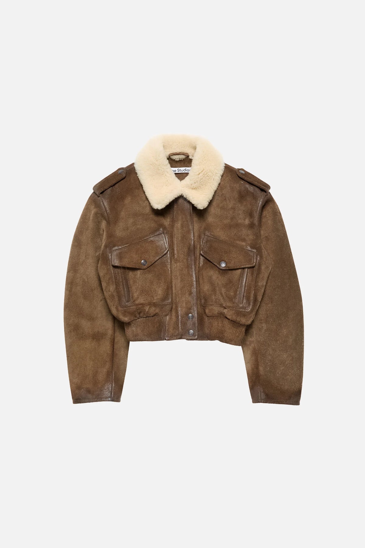 Acne Studios WN-LEAT000023 Leather Jacket Camel Brown