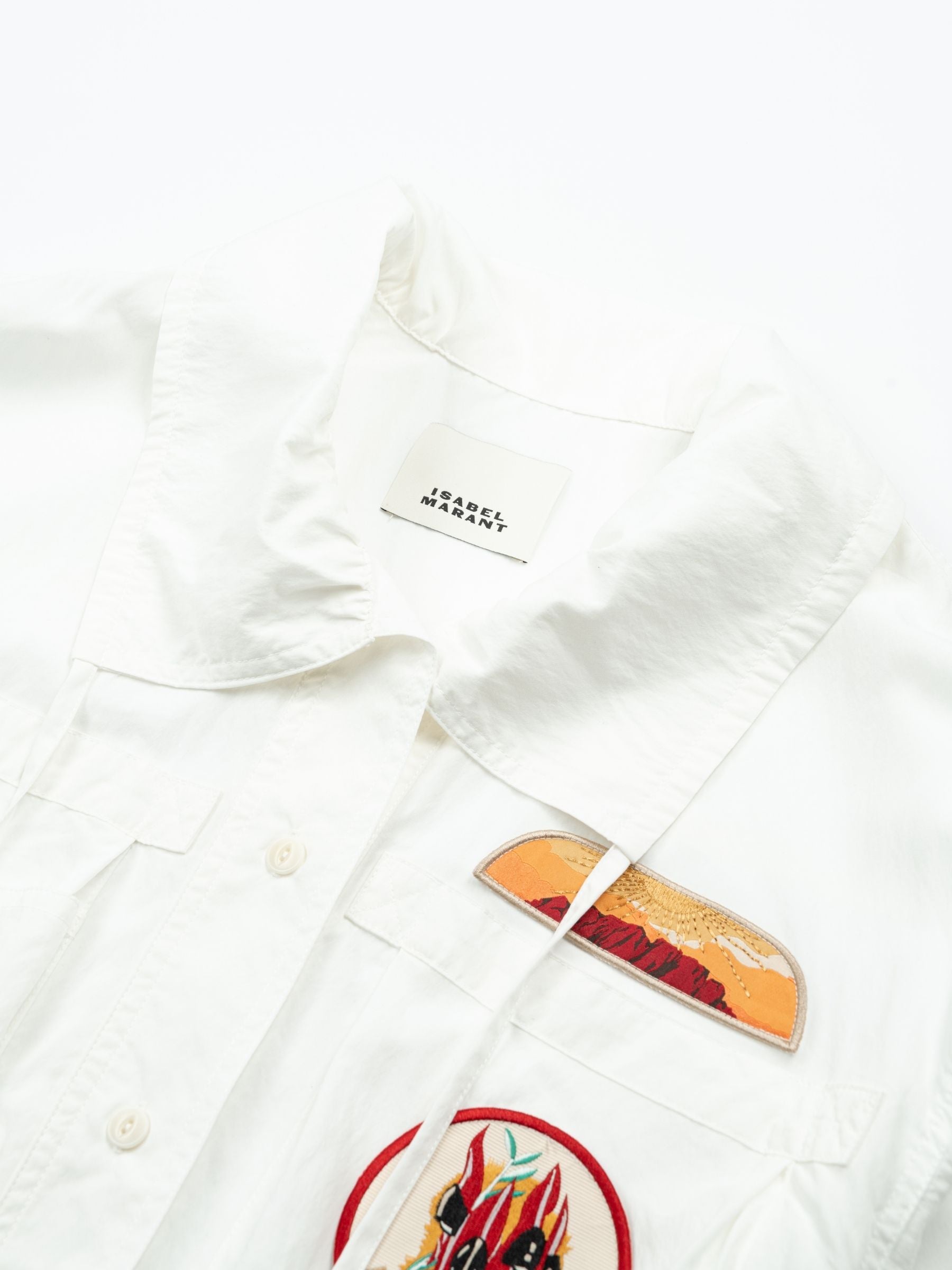 Isabel Marant Chely Souvenir Blouse White