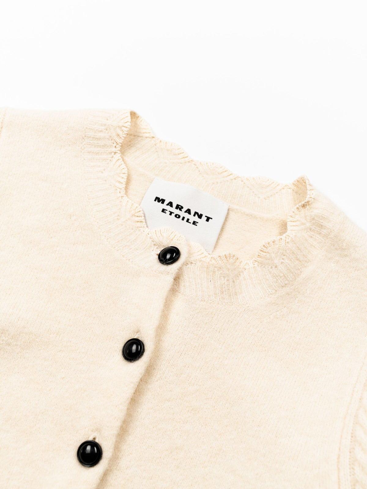 Isabel Marant Etoile Naia Alpaca Cardigan Ecru