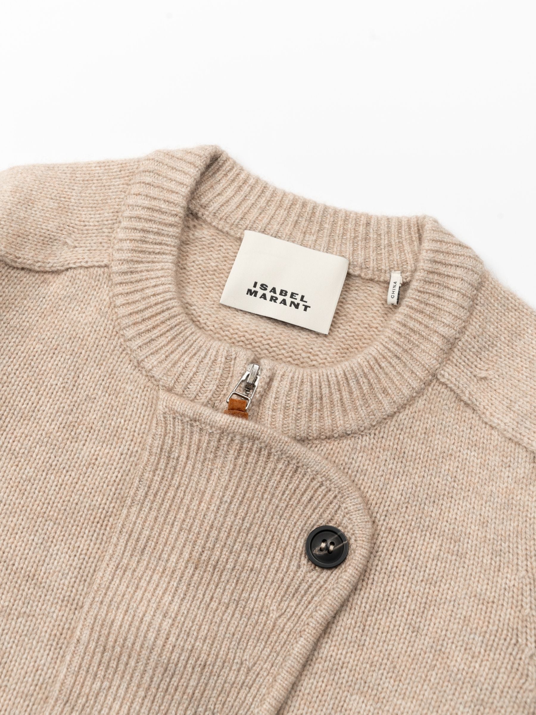 Isabel Marant Murielle Cardigan Beige