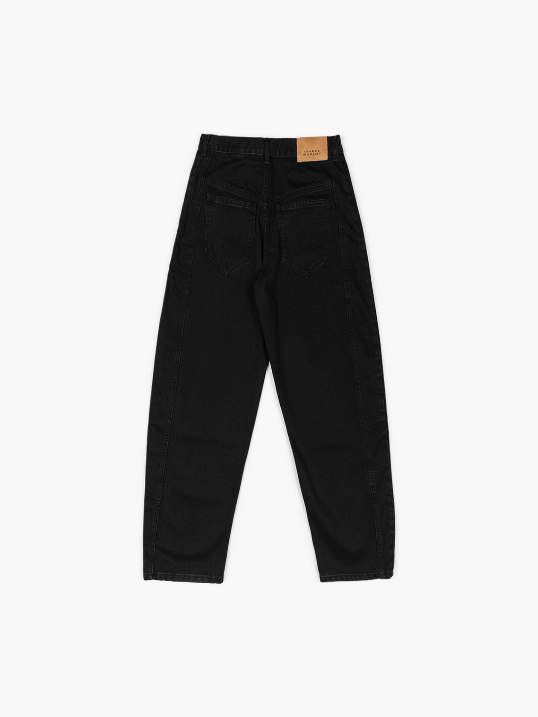 Isabel Marant Oriane Denim Pants Faded Black