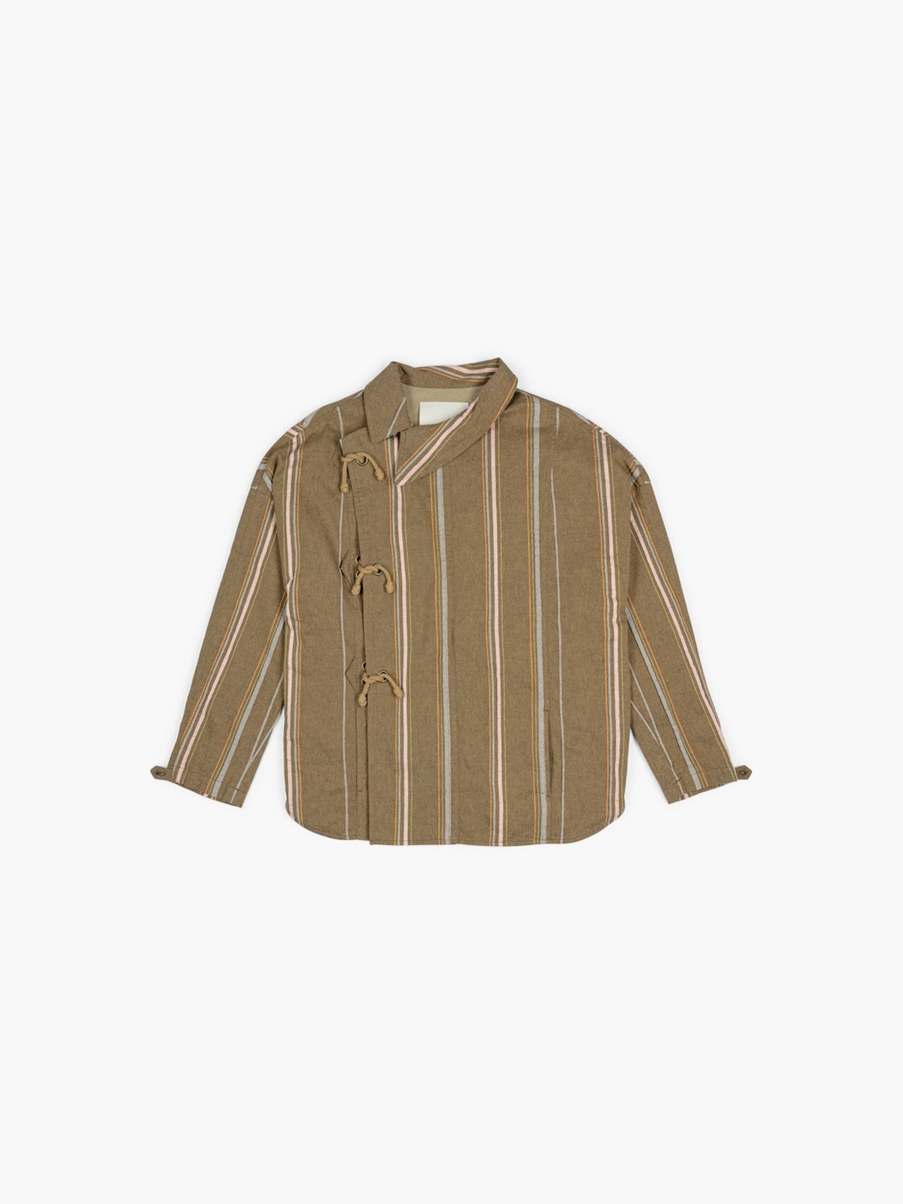 Isabel Marant Rasmia Striped Jacket Bronze