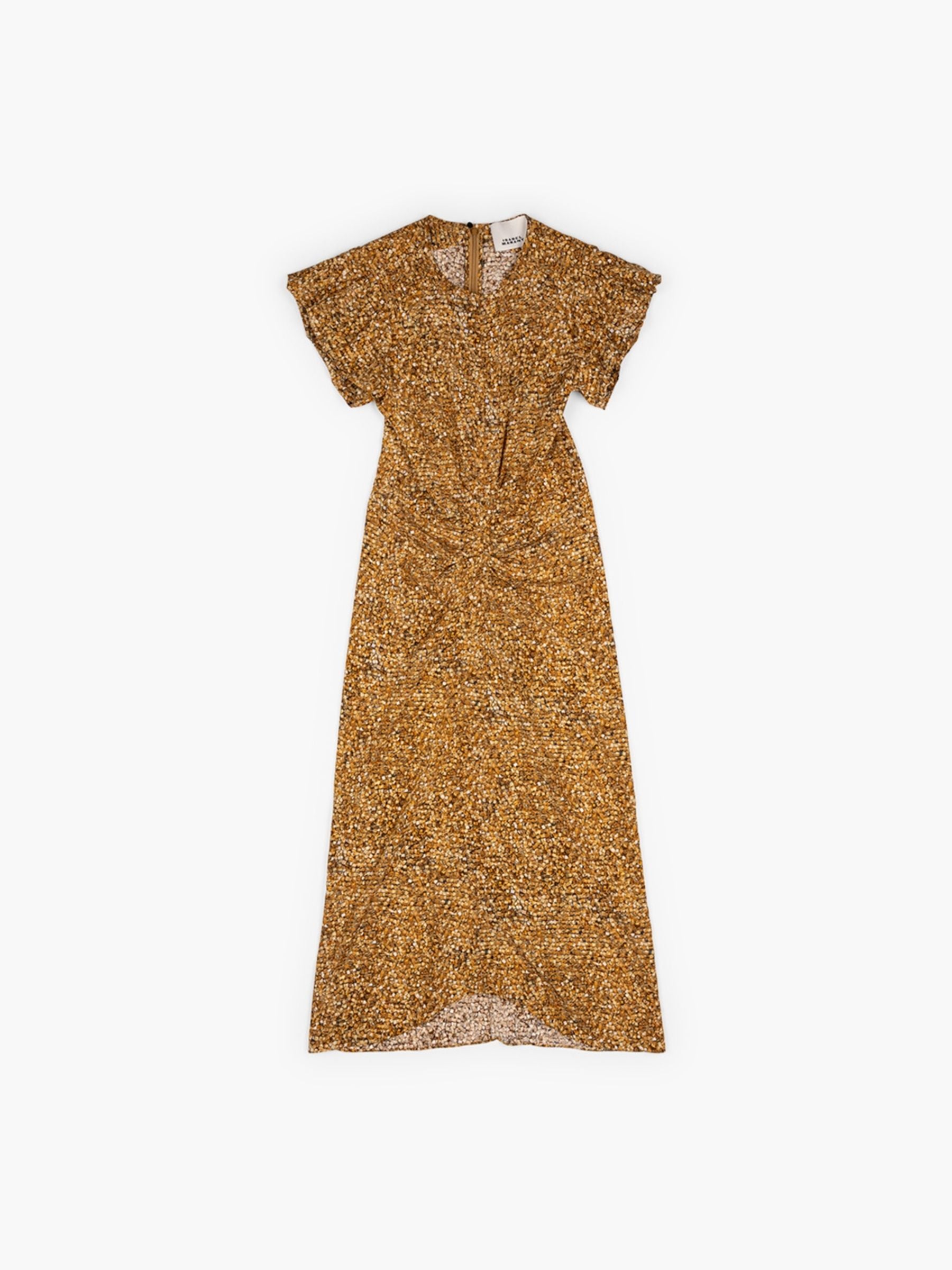 Isabel Marant Terena Dress Ochre