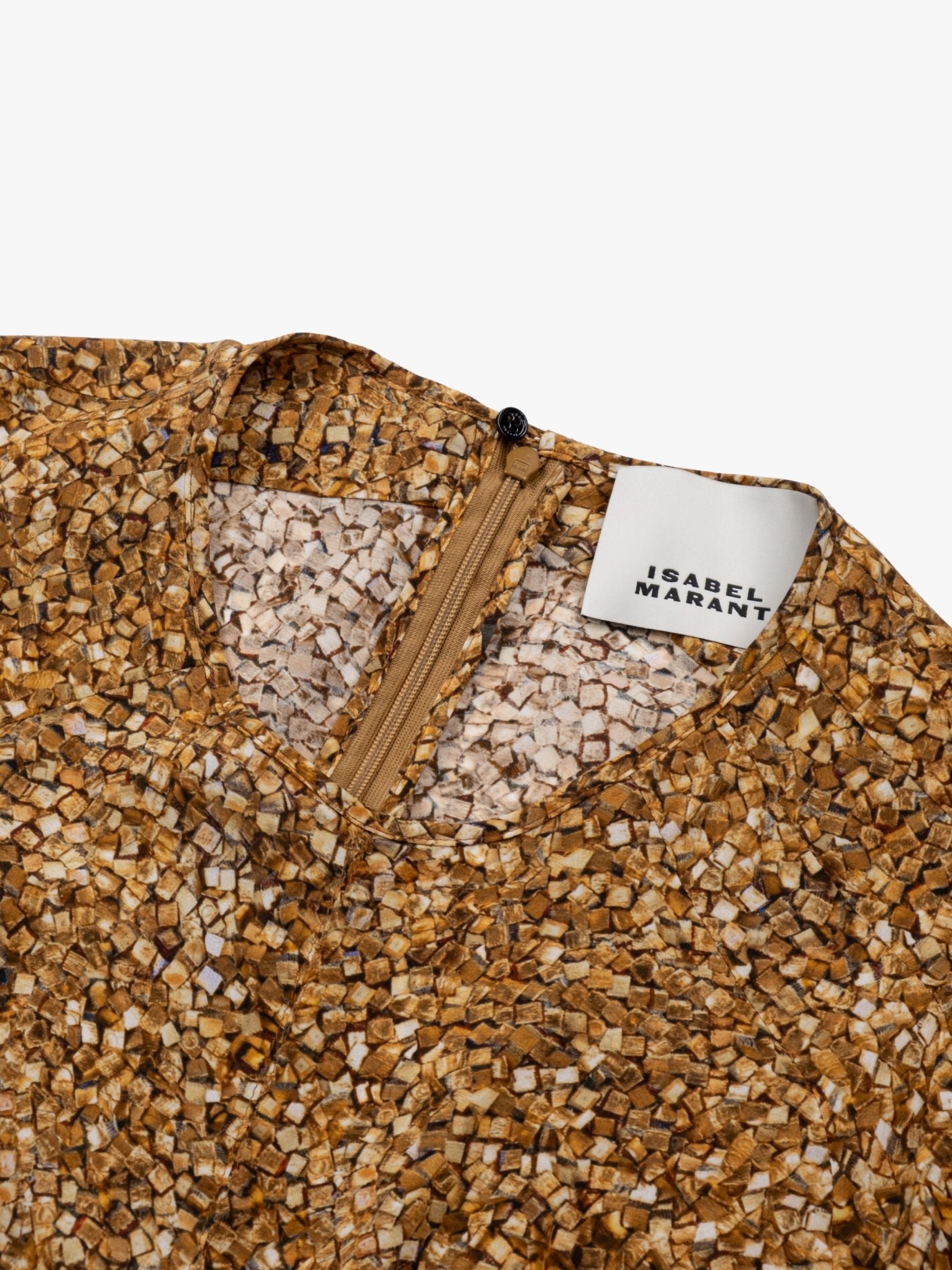 Isabel Marant Terena Dress Ochre