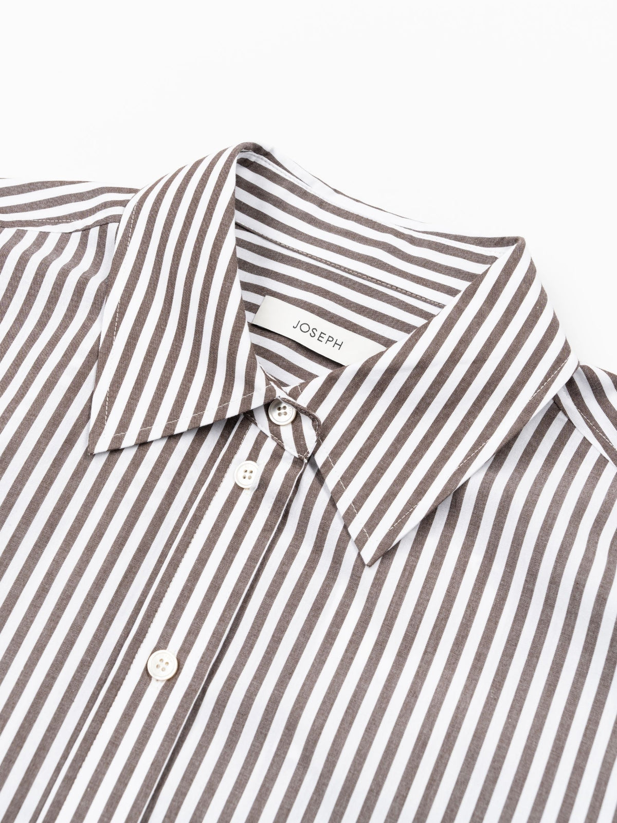 Joseph Theia Blouse Cotton Stripe Patina Wax