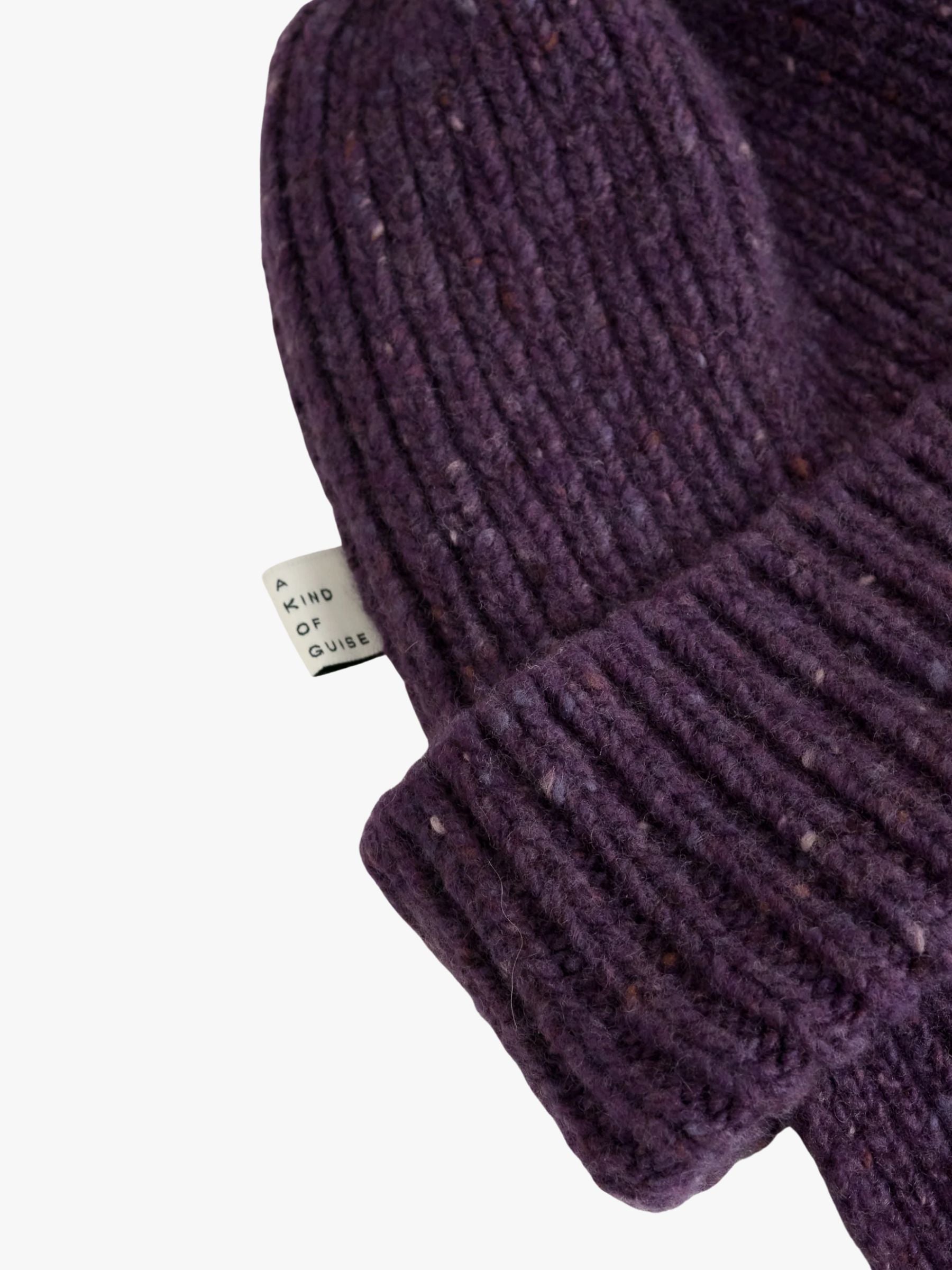A Kind Of Guise Baasan Beanie Purple Melange