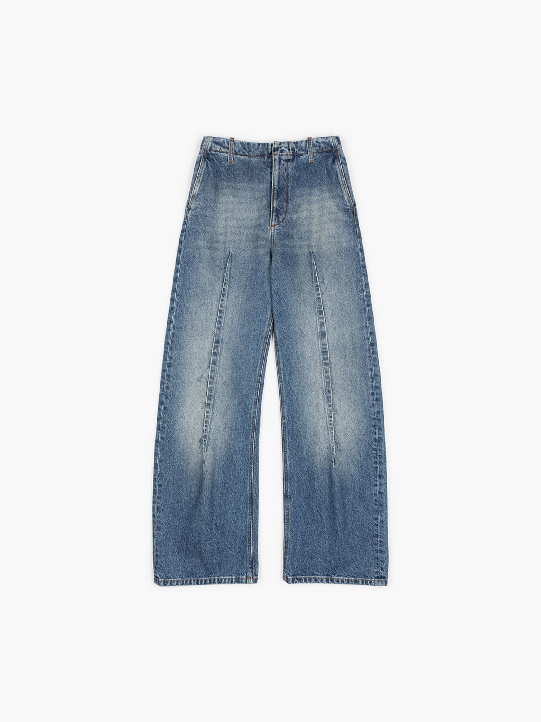 MM6 Maison Margiela Denim Barrel Seam Washed Blue