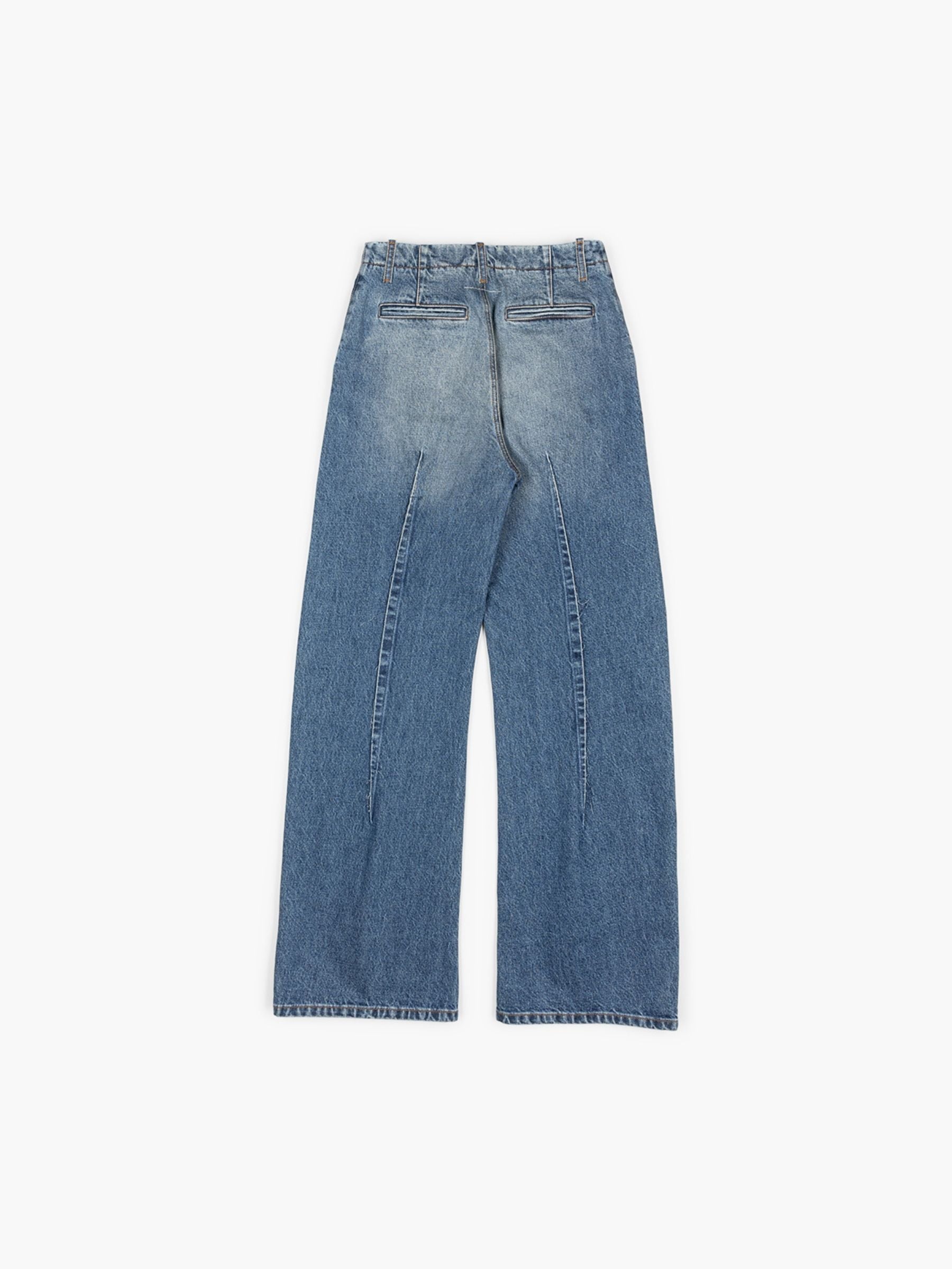 MM6 Maison Margiela Denim Barrel Seam Washed Blue