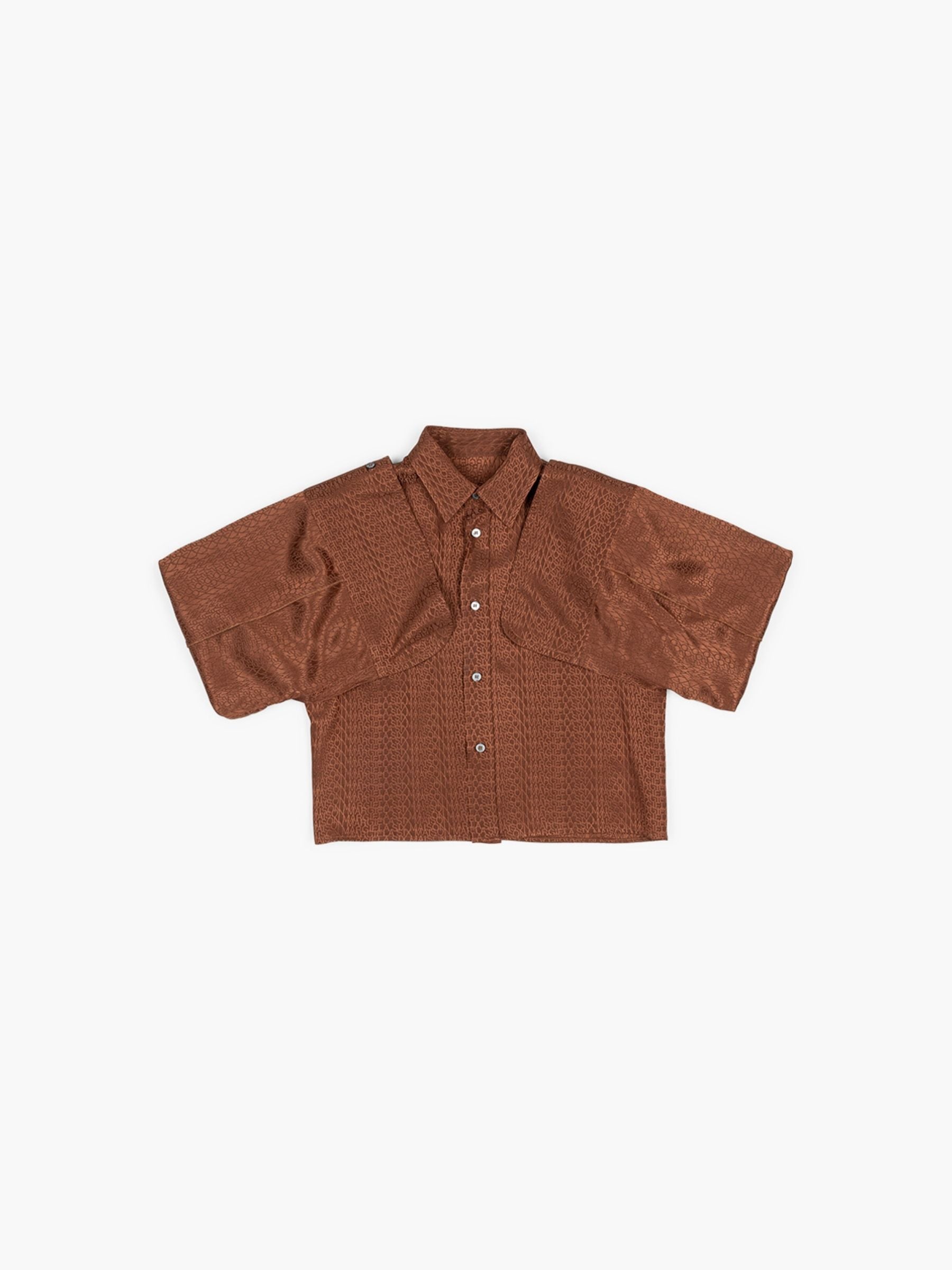 MM6 Maison Margiela Monogram Blouse Rust