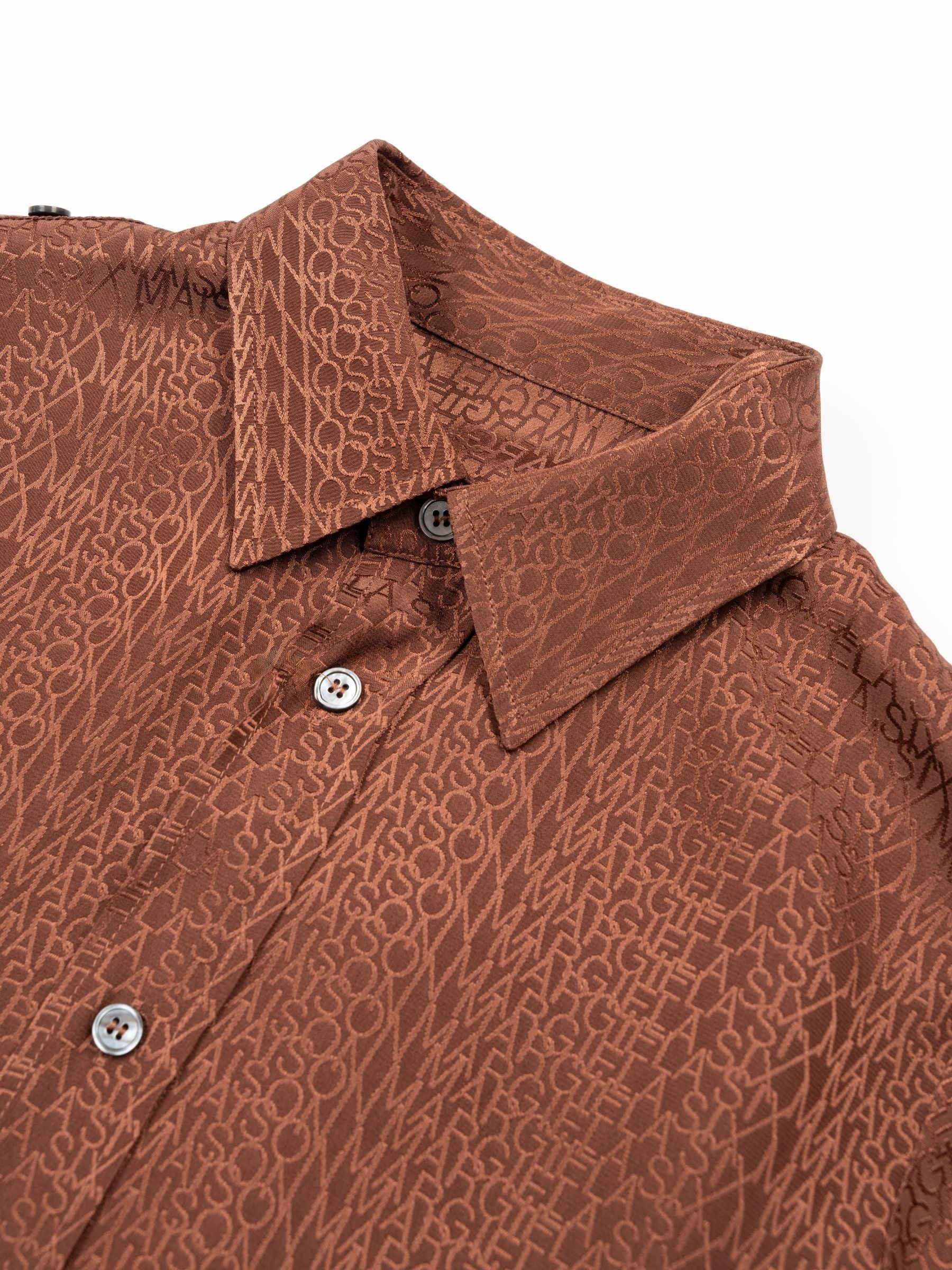 MM6 Maison Margiela Monogram Blouse Rust