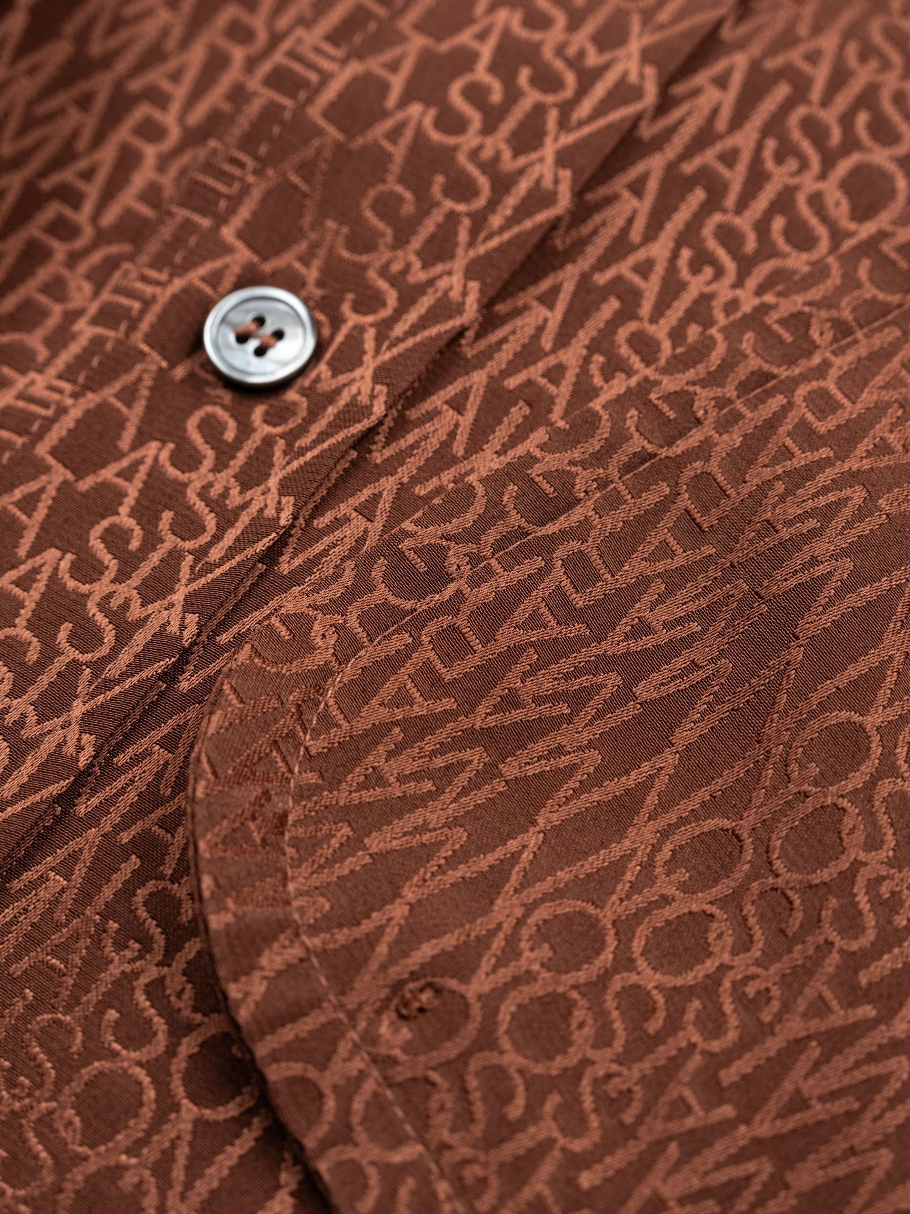 MM6 Maison Margiela Monogram Blouse Rust