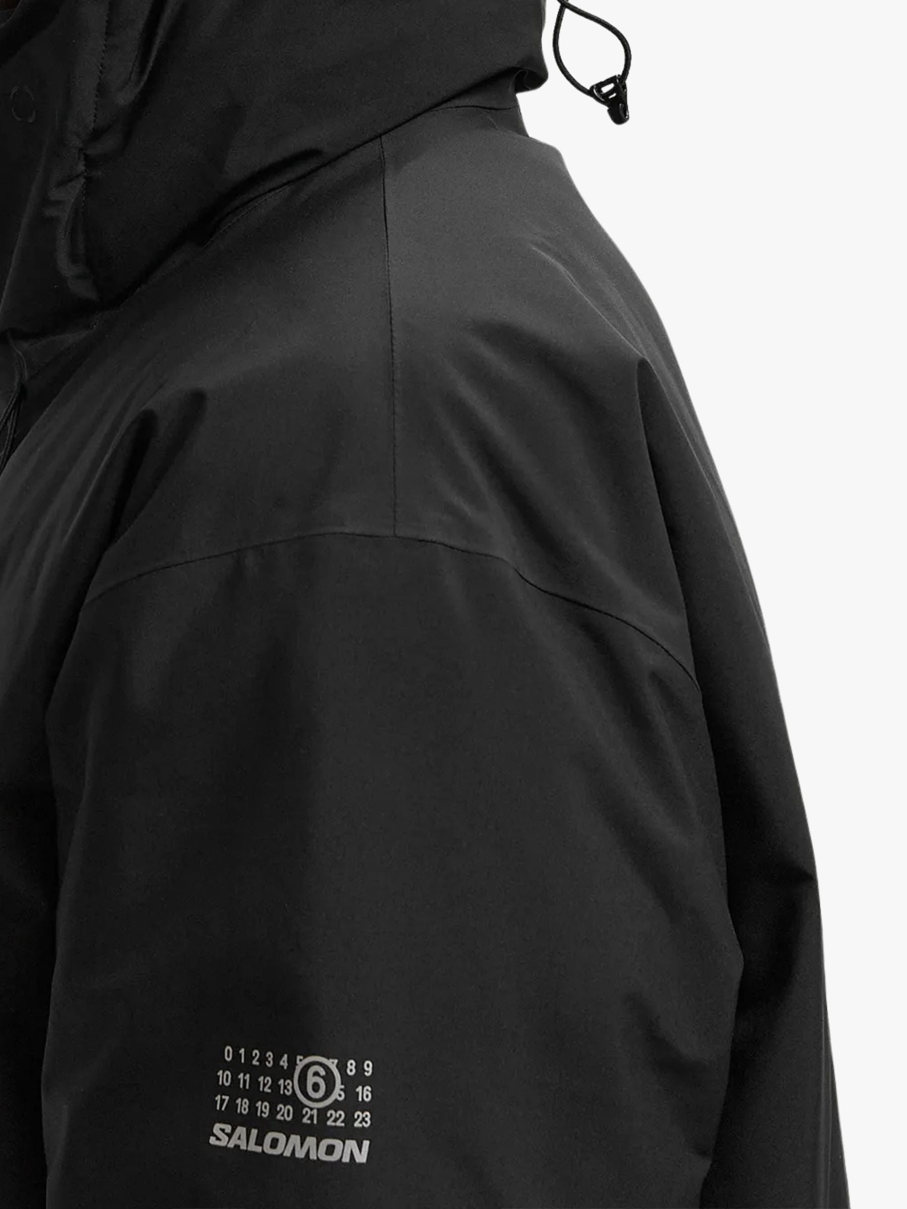 MM6 x Salomon Down Waterproof Puffer Jacket Black