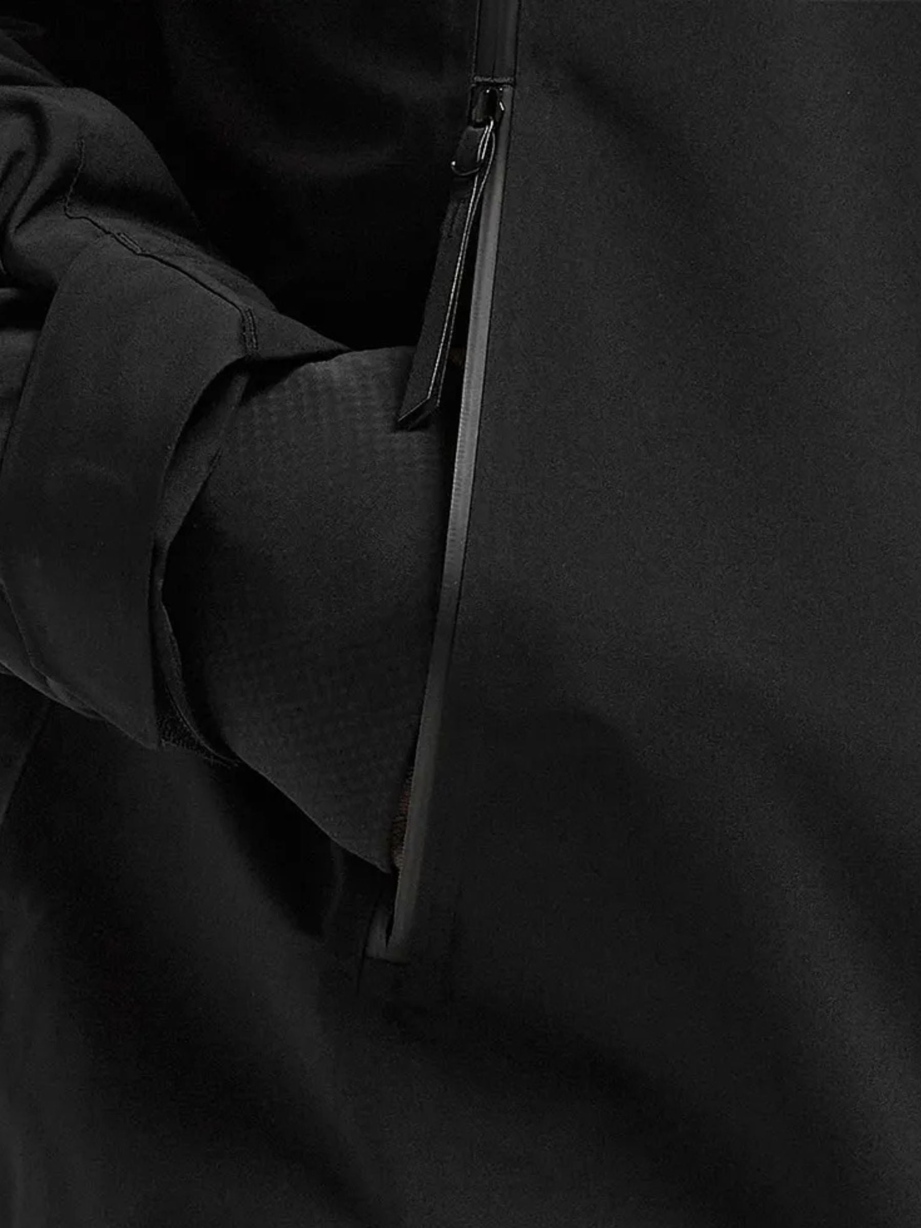 MM6 x Salomon Down Waterproof Puffer Jacket Black