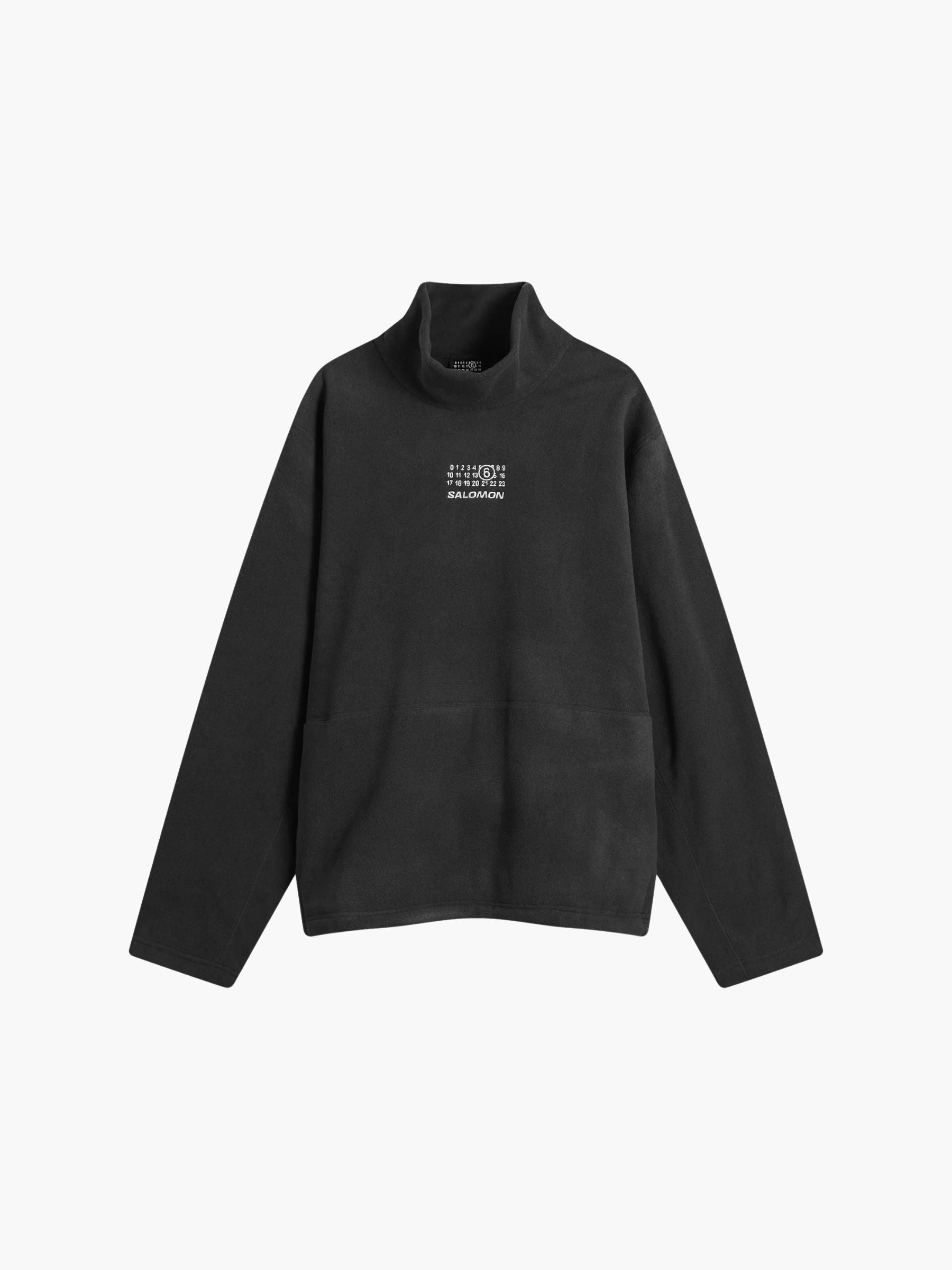 MM6 x Salomon Fleece Sweatshirt Black