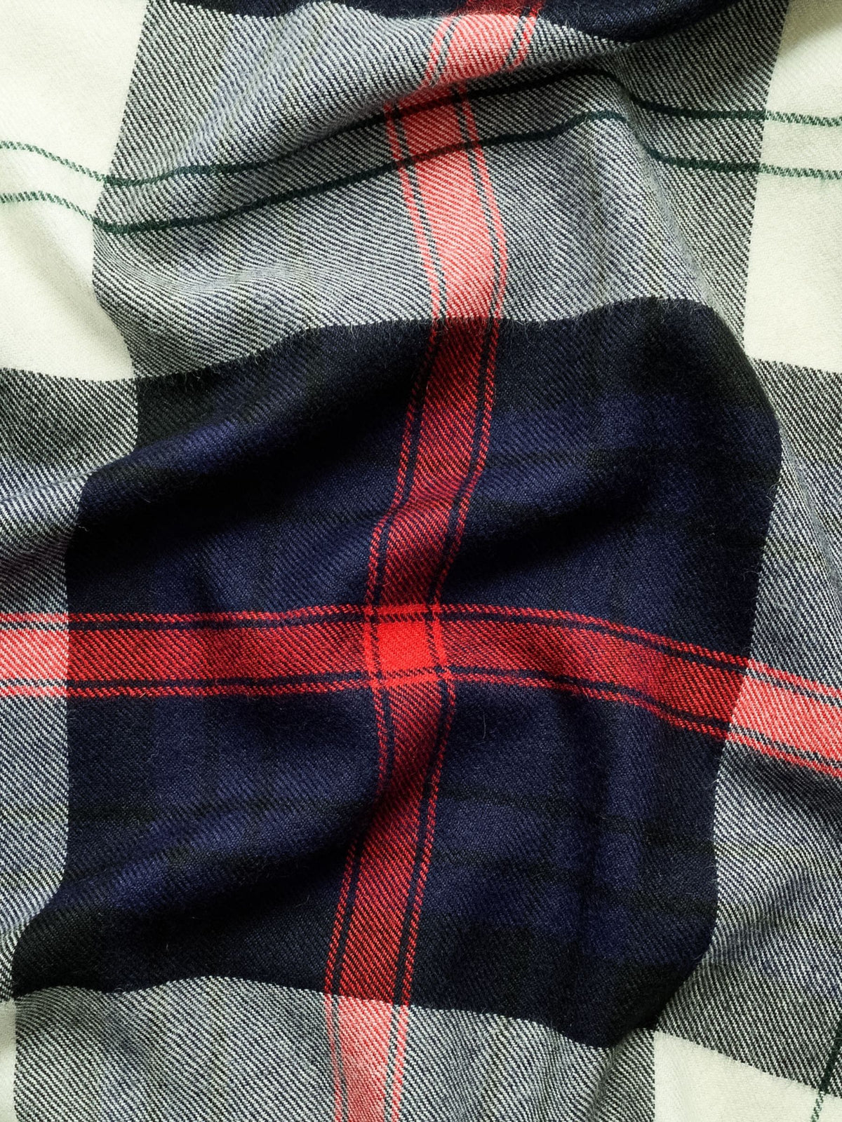 Magniberg Queen Blanket Hurtigruten Navy Tartan