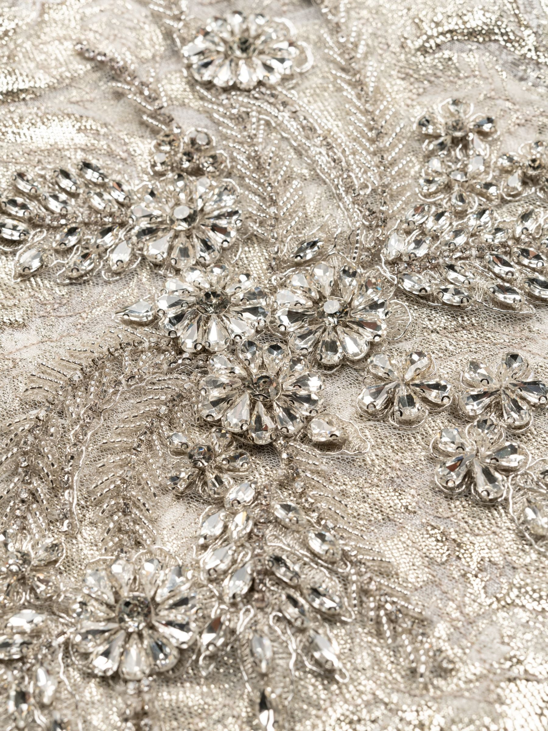 Marques Almeida Brocade Embellished Jacket Metallic Brocade