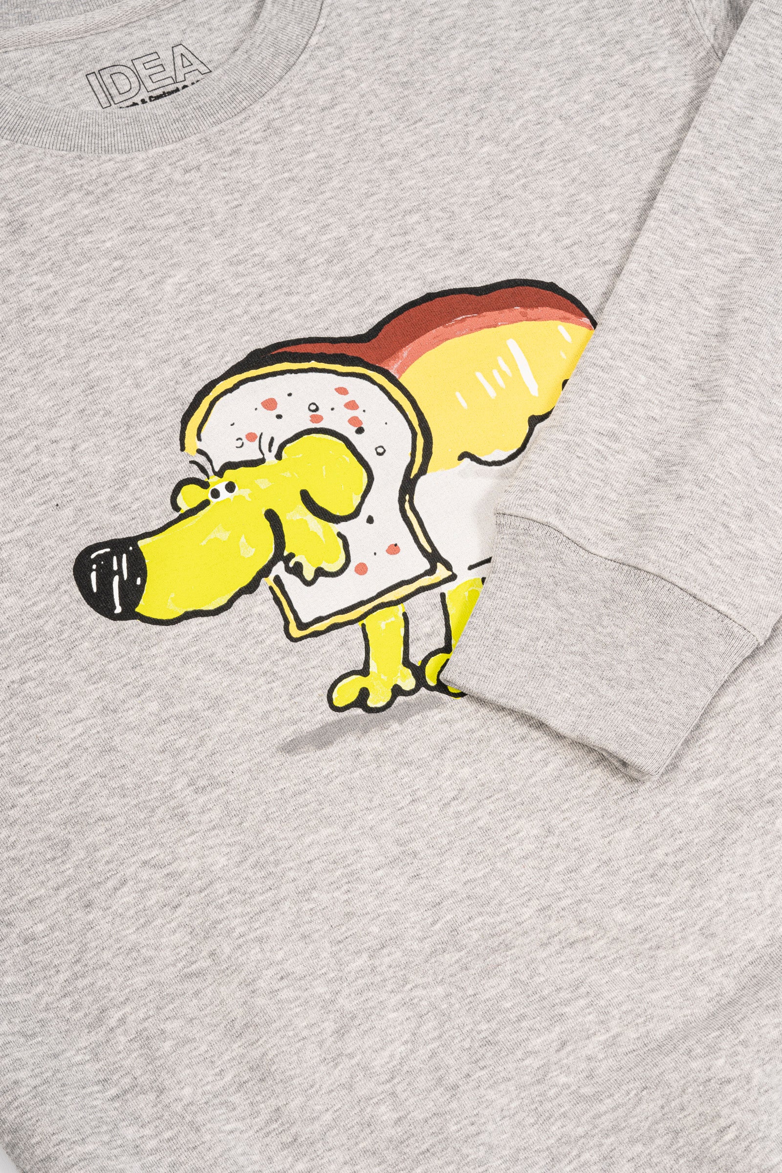 IDEA Roobarb +Custard Bread Sweatshirt Grey