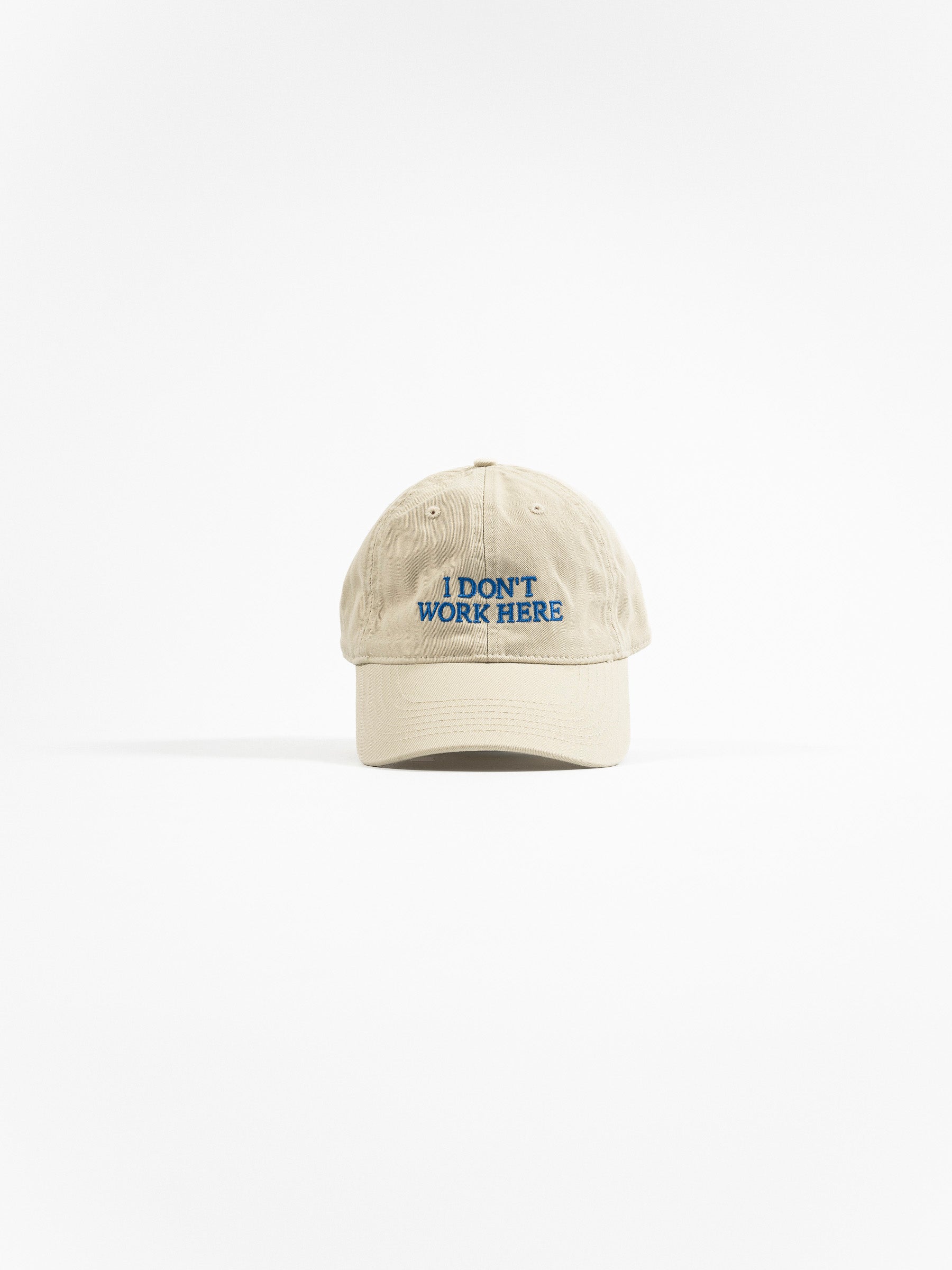 IDEA Sorry I Don't Work Here Cap Beige