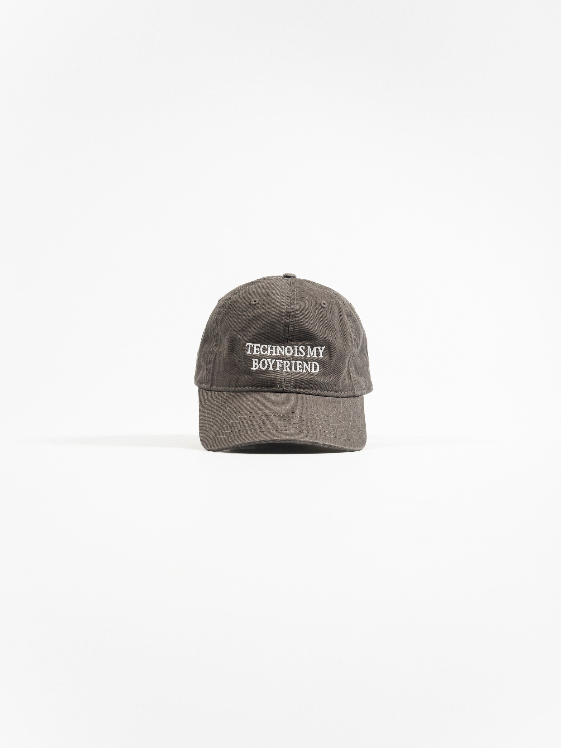 IDEA Techno Is My Boyfriend Cap Charcoal