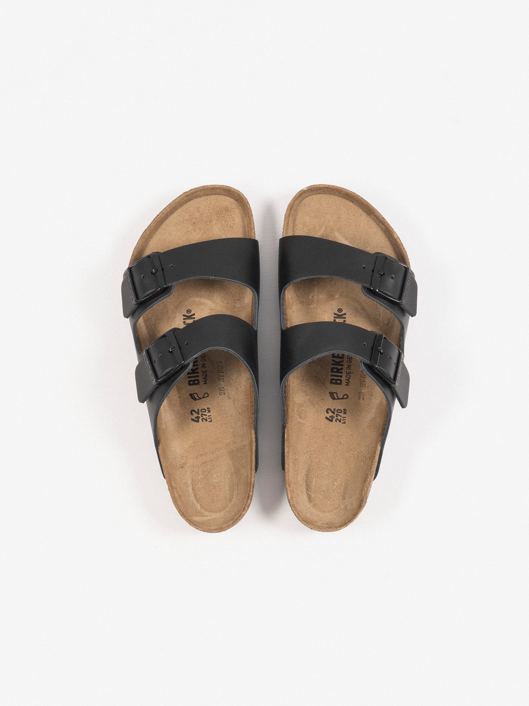 Birkenstock Arizona Natural Leather Black