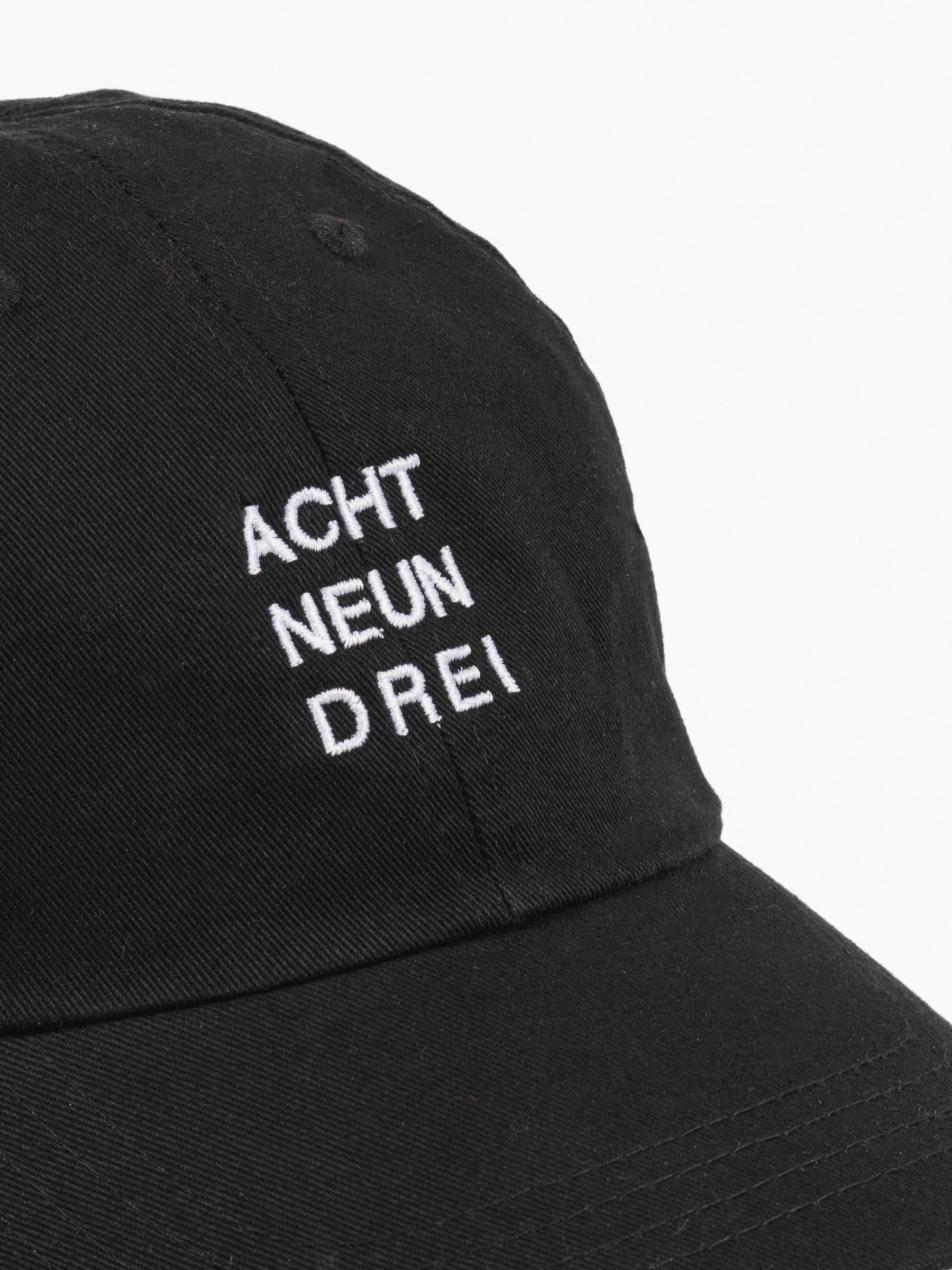 893 Ryotei Acht Neun Drei Cap Black