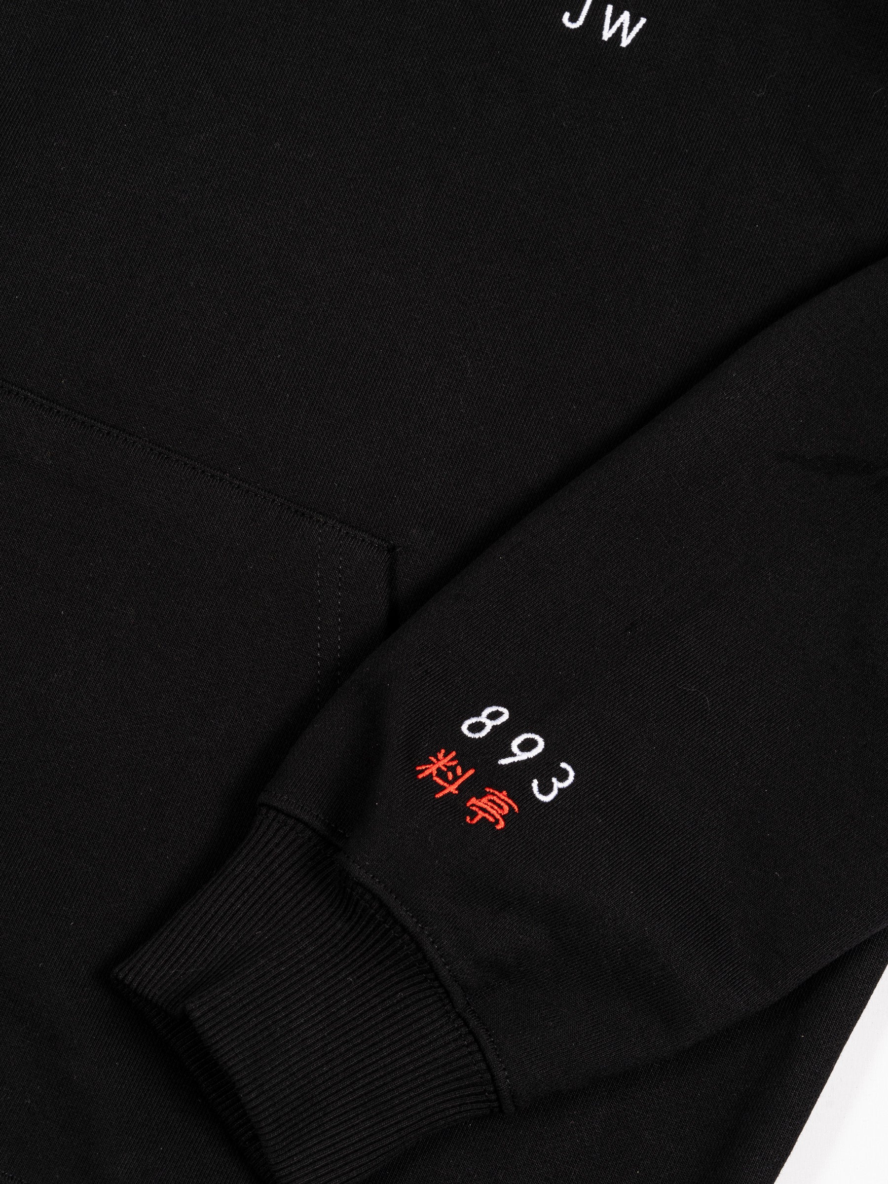 Rule The World Hooded Sweater Black