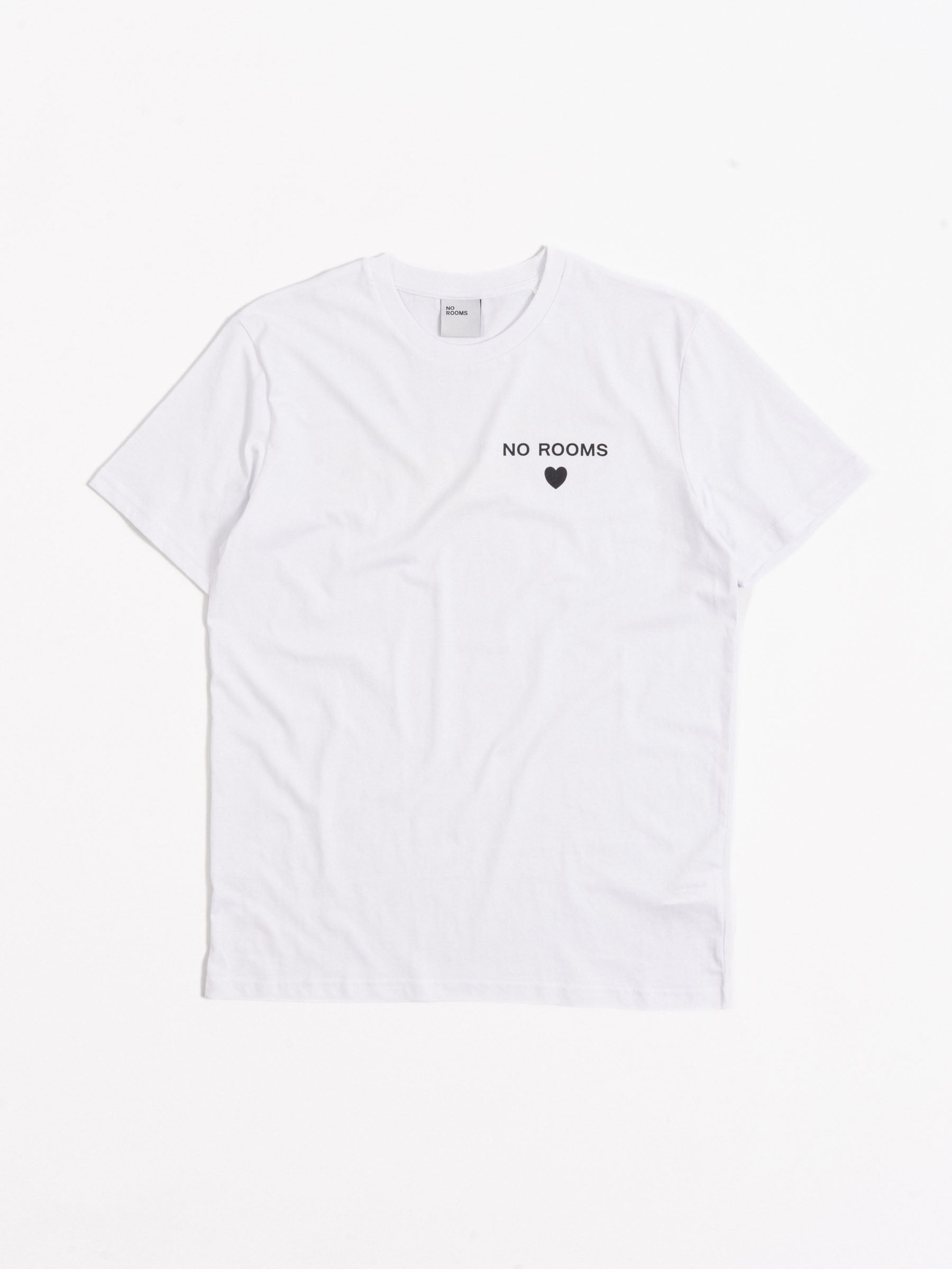 No Rooms x Hamburger Am Turm Classic Logo Tee White