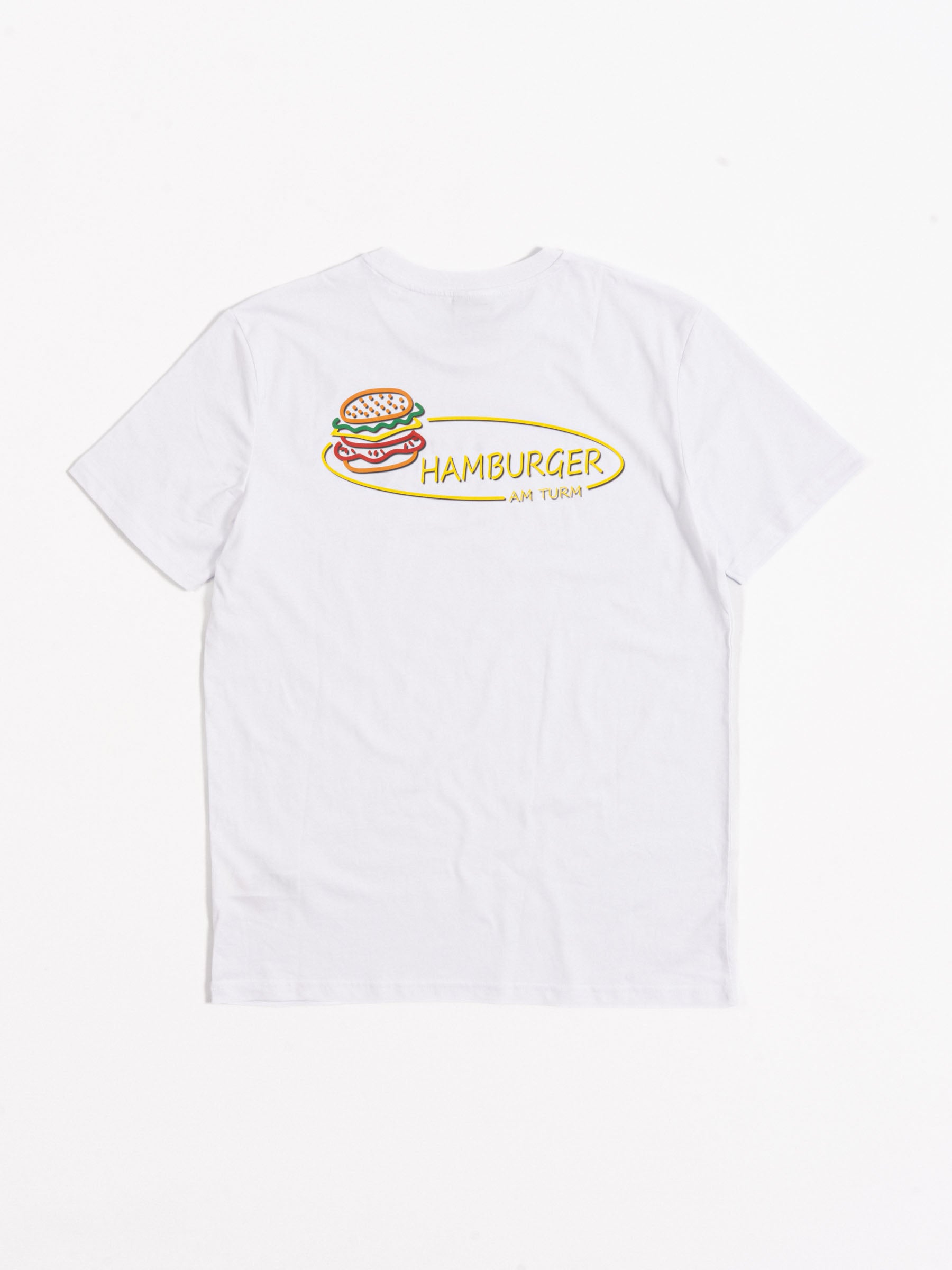 No Rooms x Hamburger Am Turm Classic Logo Tee White