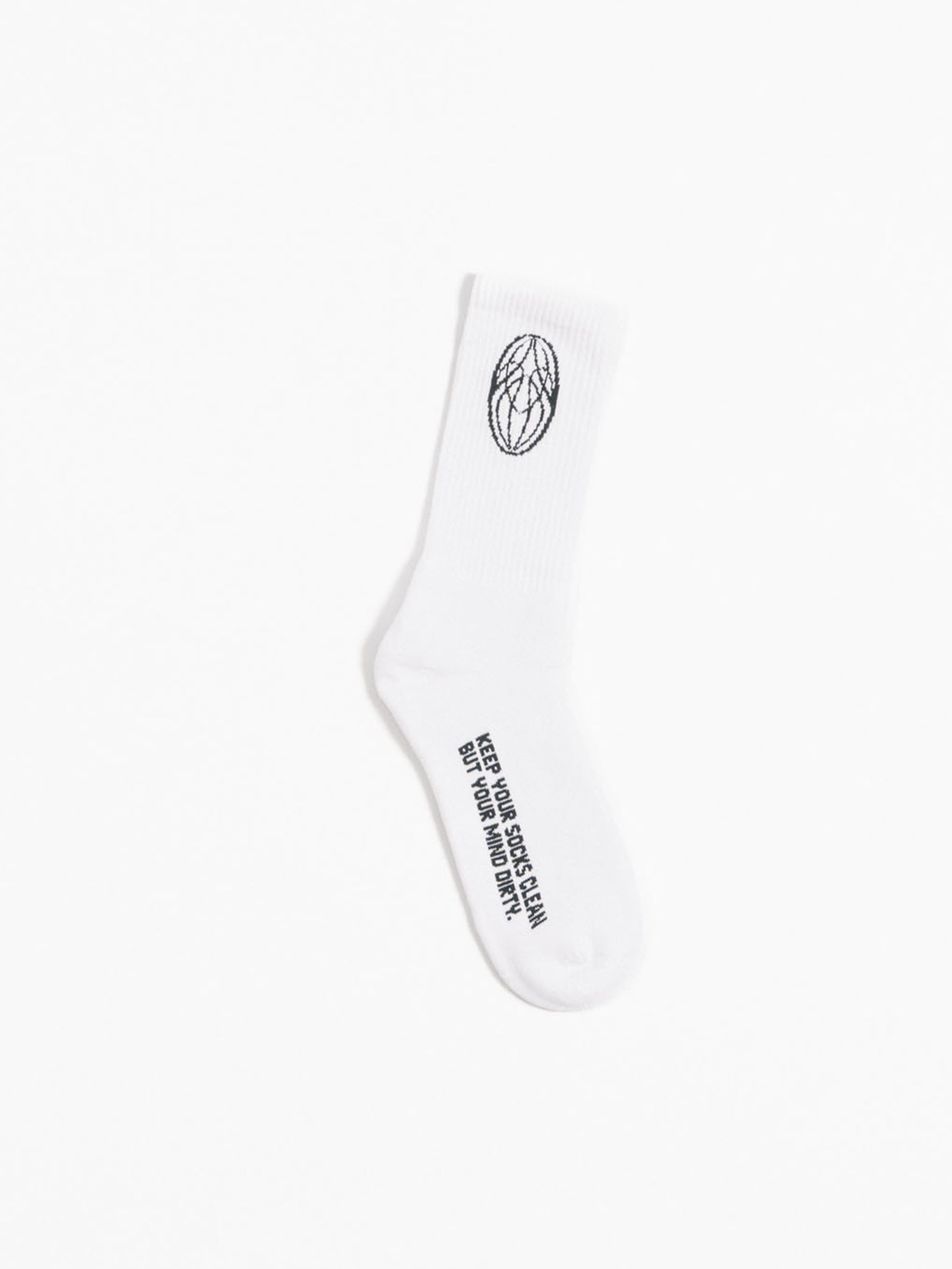 Roomers LOGO Tennis Socks White
