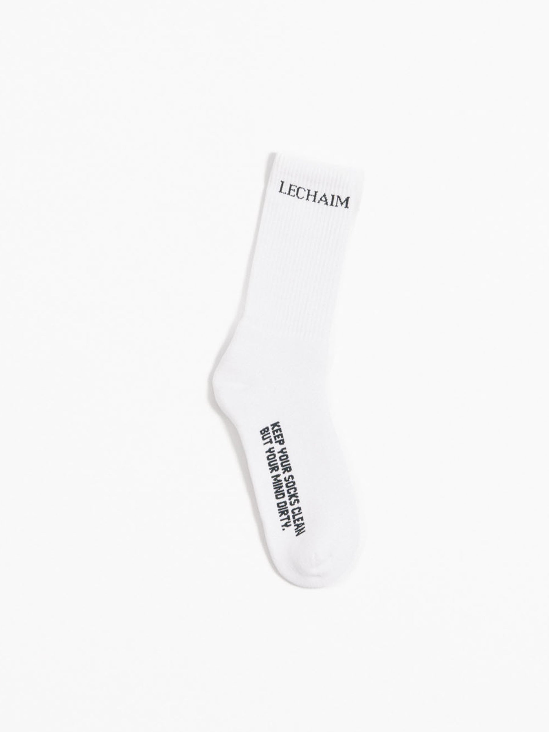 Roomers LECHAIM Tennis Socks White